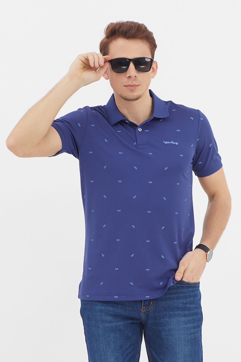 Áo thun có cổ tay ngắn form vừa KS21SS42T-SCHE
