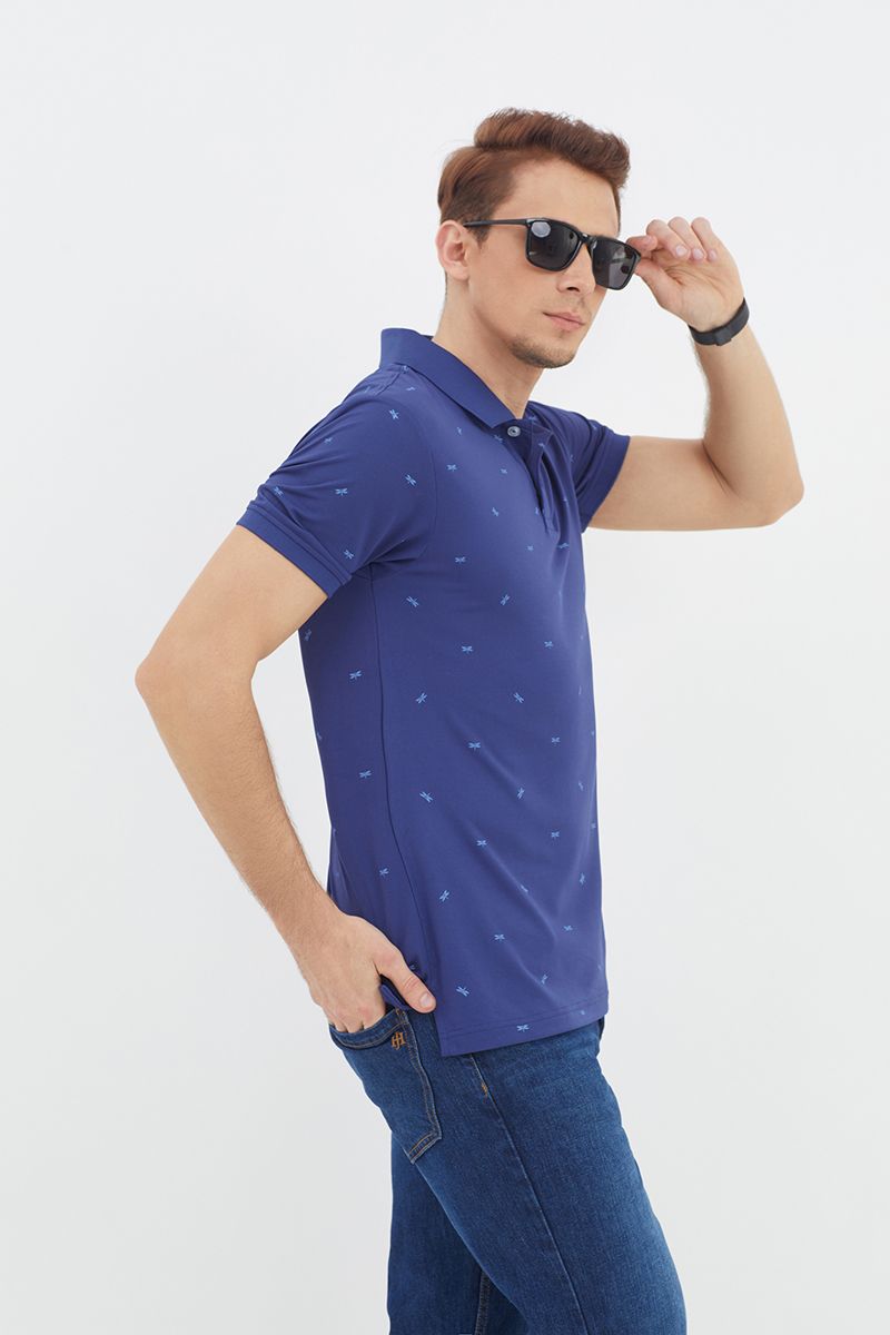 Áo thun có cổ tay ngắn form vừa KS21SS42T-SCHE