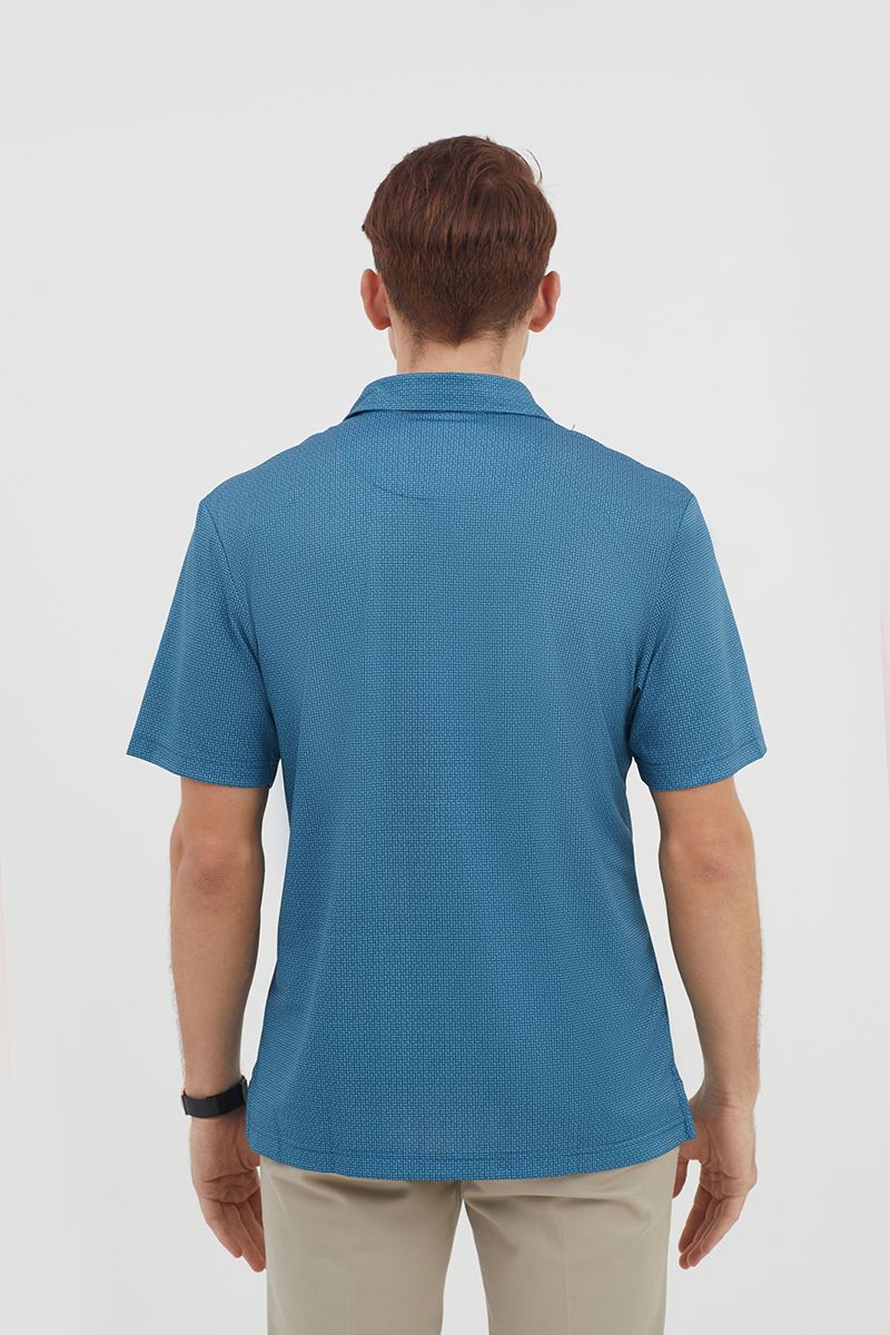 Áo thun cổ bẻ tay ngắn form rộng KS21SS55C-SS