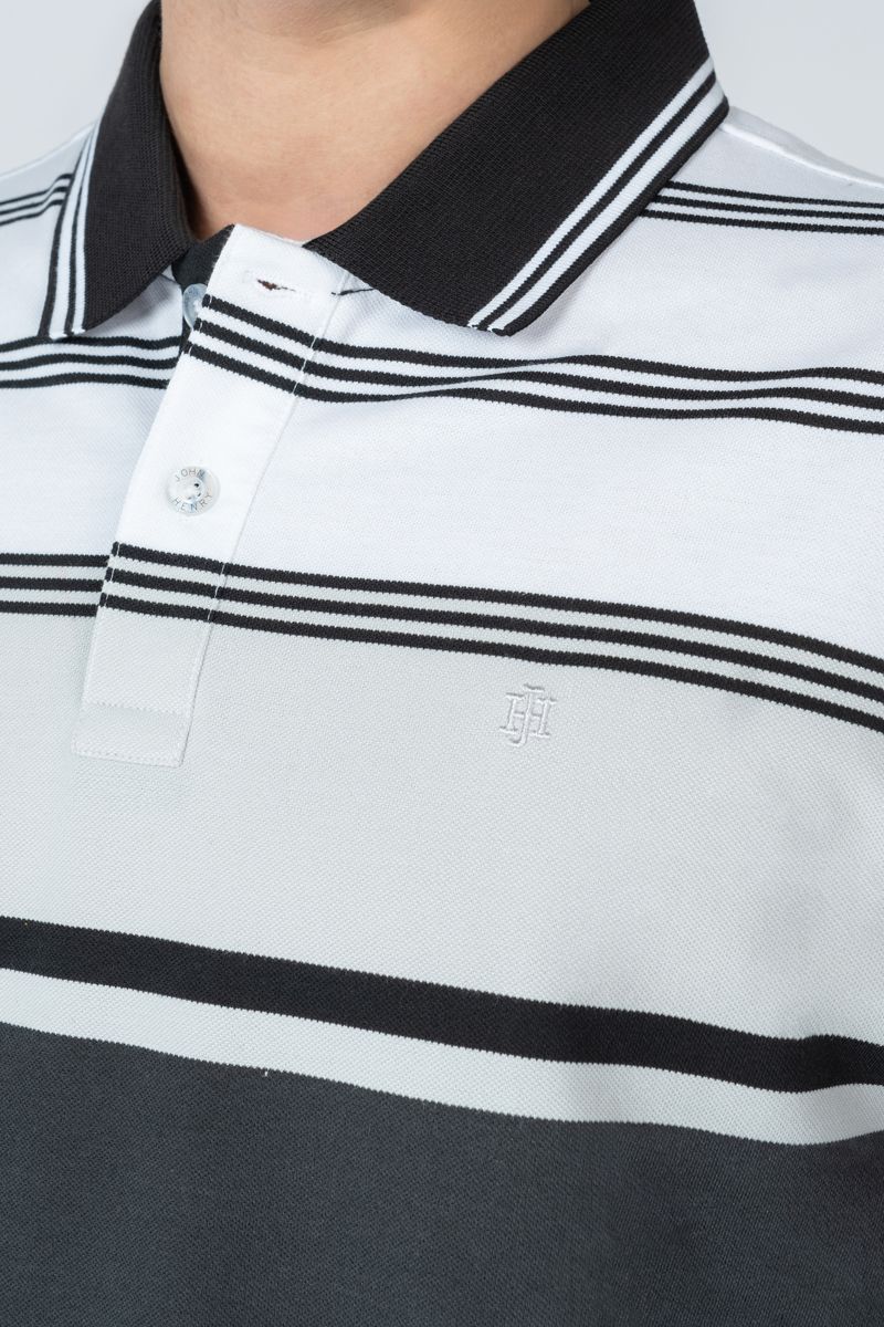 Áo Polo Tay Ngắn Sọc Ngang KS23FH16C-SCHE