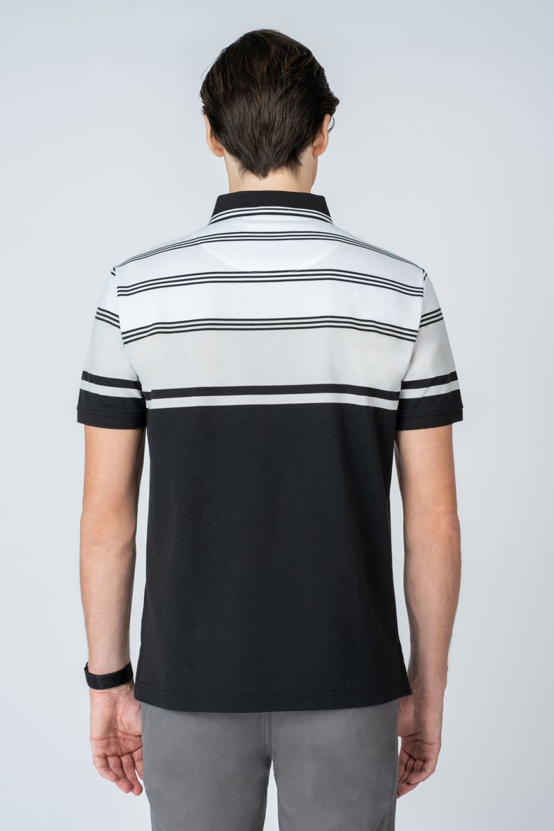 Áo Polo Tay Ngắn Sọc Ngang KS23FH16C-SCHE