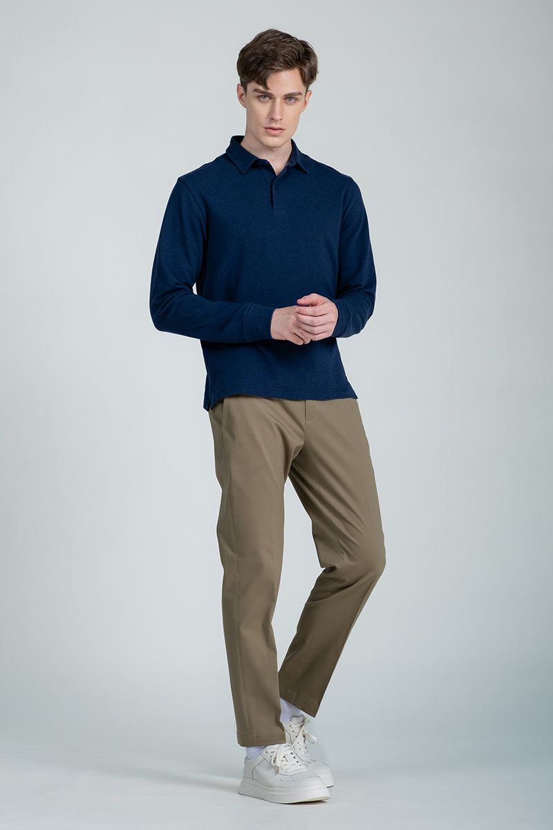 Áo Polo Form Vừa Tay Dài KS24FH58T-LS