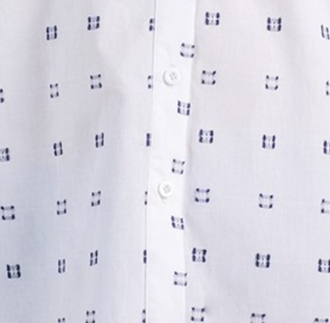Áo sơ mi nữ tay dài hoa tiết có túi FWWS20S004-L3