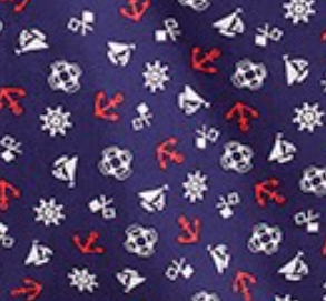 Áo kiểu nữ đính nút họa tiết sailor FWBL20S020-M3