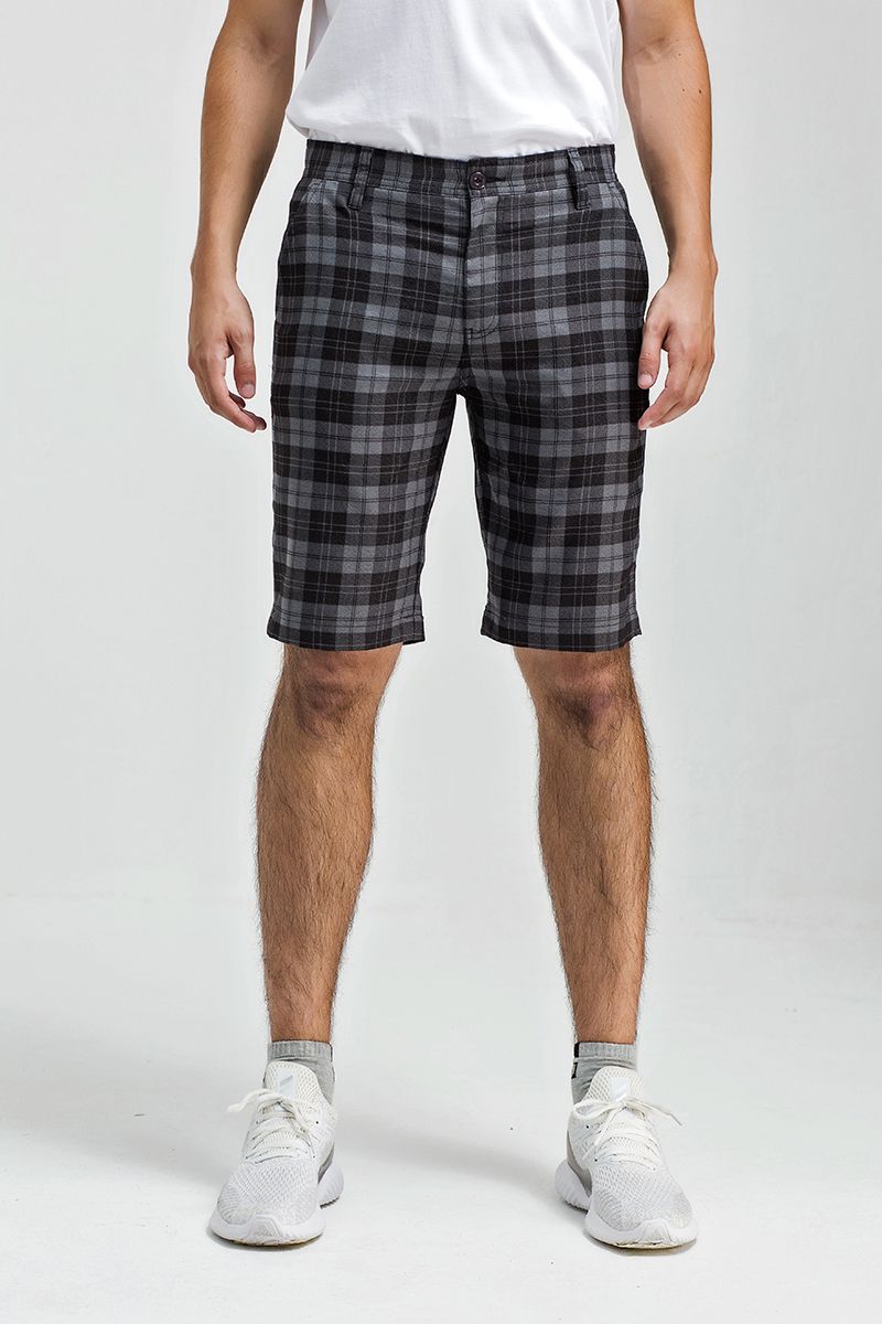 Quần shorts form vừa họa tiết caro SP21SS08T-NM