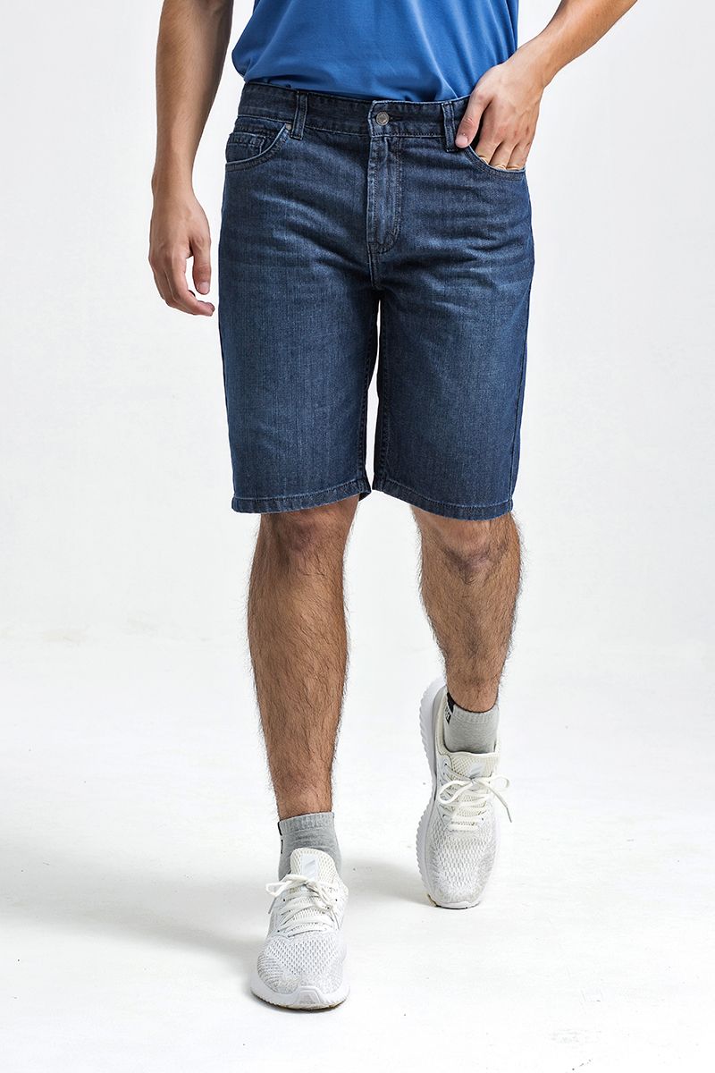 Quần shorts jean form vừa SP21SS18-JN