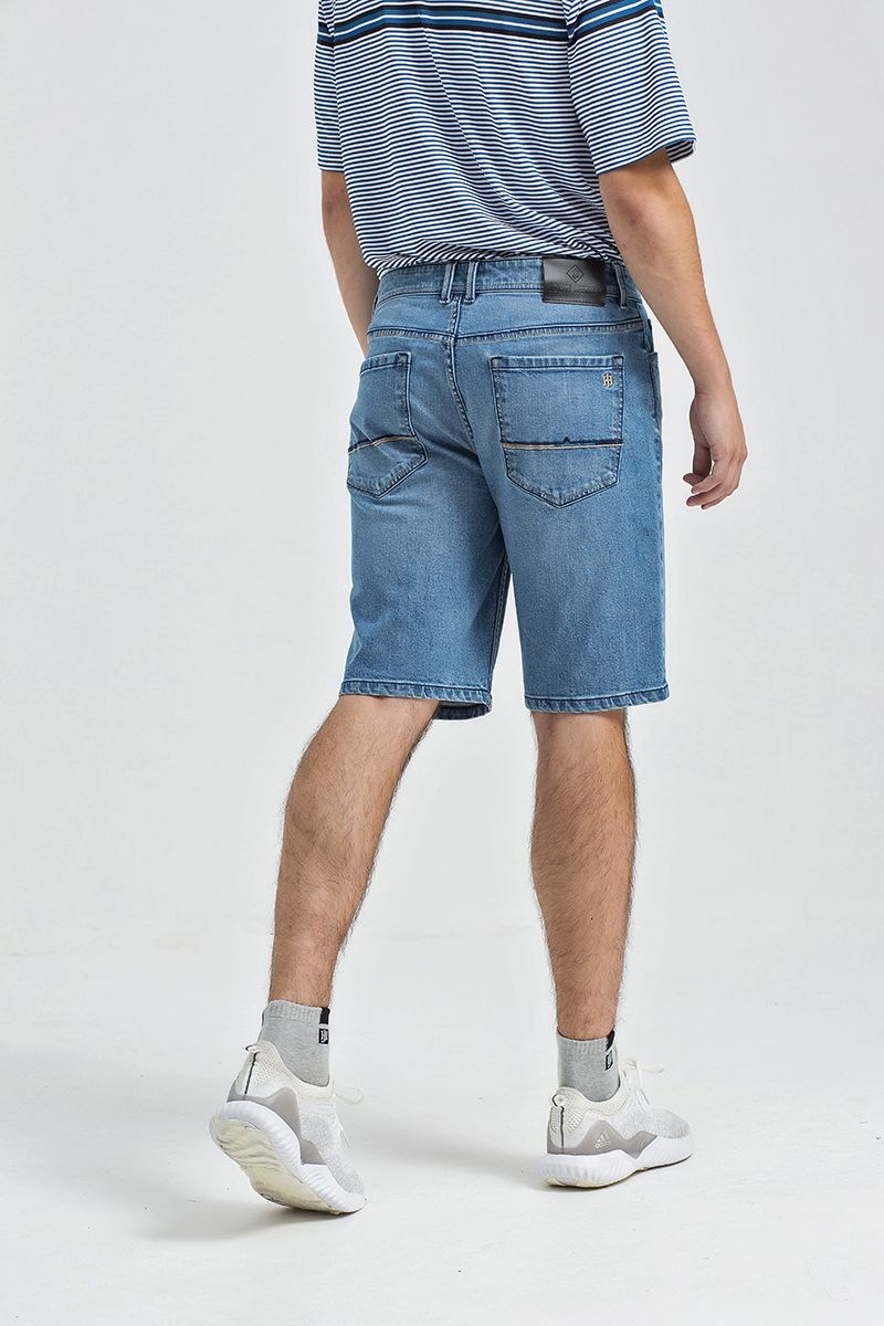 Quần shorts jean form vừa SP21SS21-JN