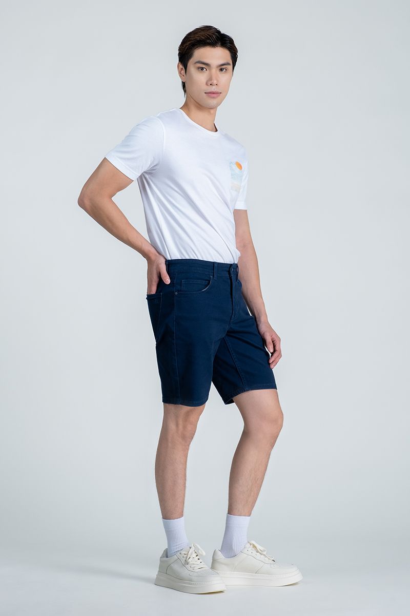Quần Short Jeans Form Vừa SP24FH12C-AKJN