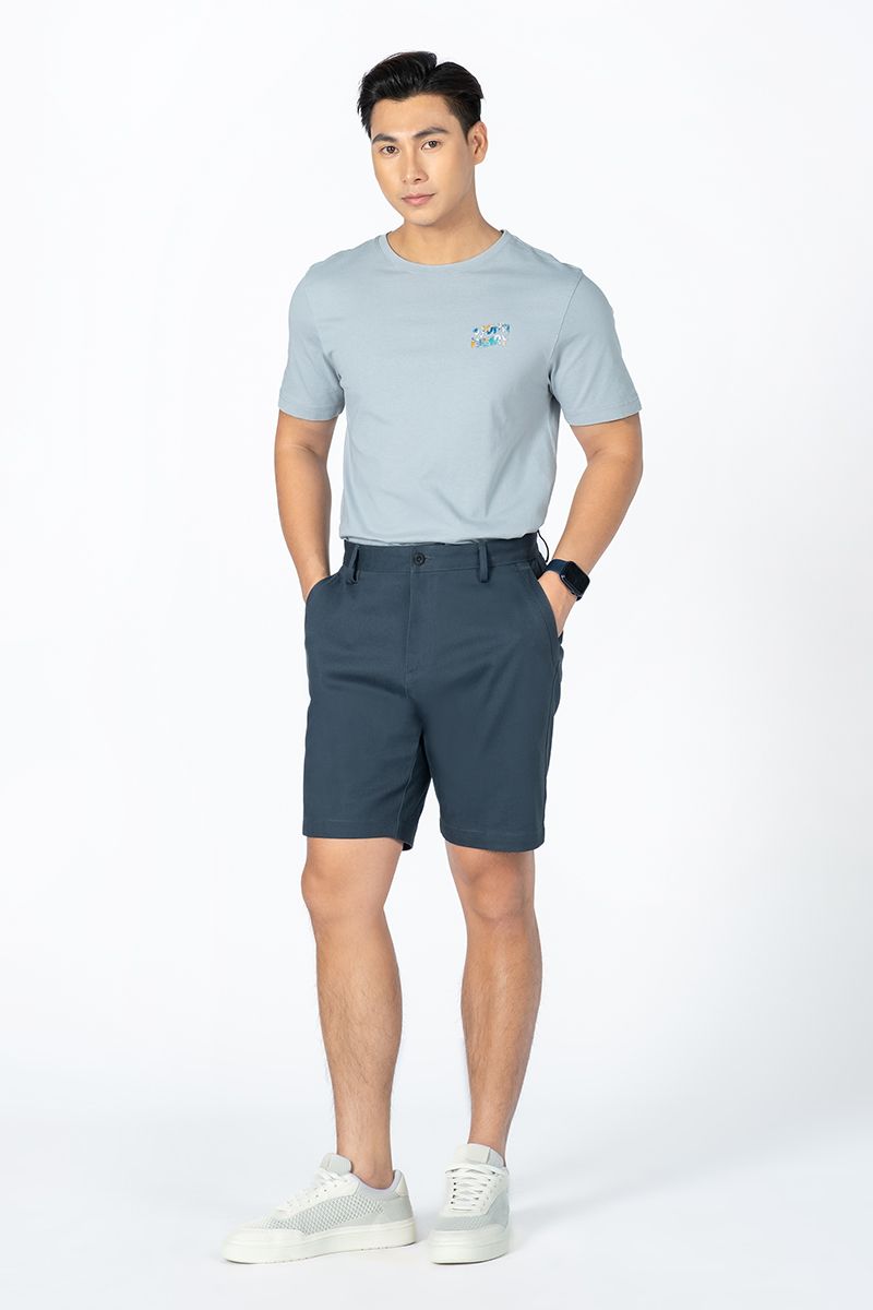 Quần Short Trên Đầu Gối Nam Cá Tính SP24SS02C-AK