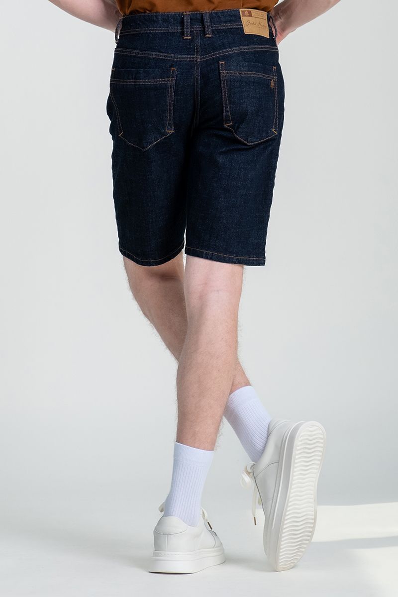 Quần Short Jeans Nam Form Vừa SP25SS04C-JN