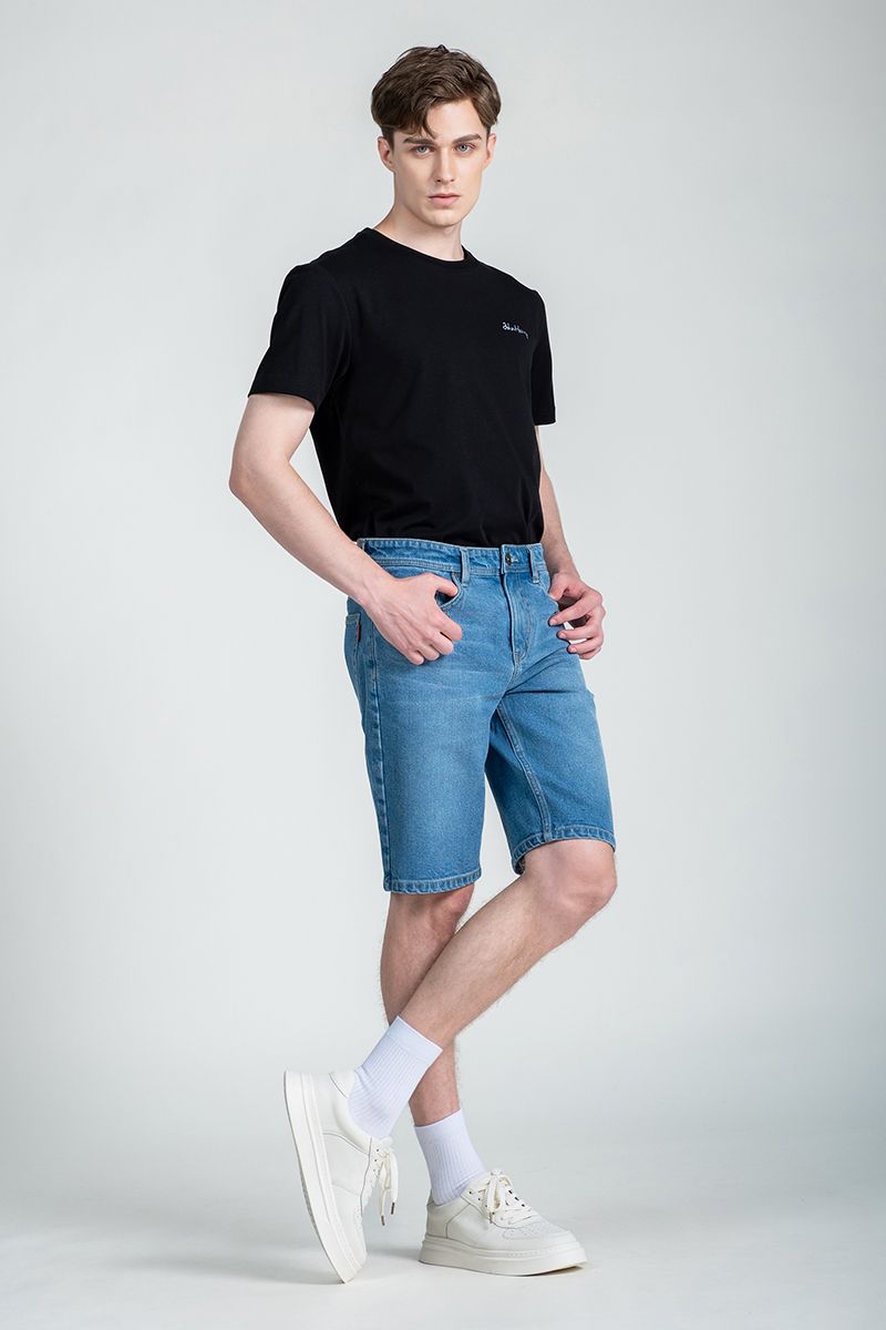 Quần Short Jeans Form Vừa SP25SS05T-JN