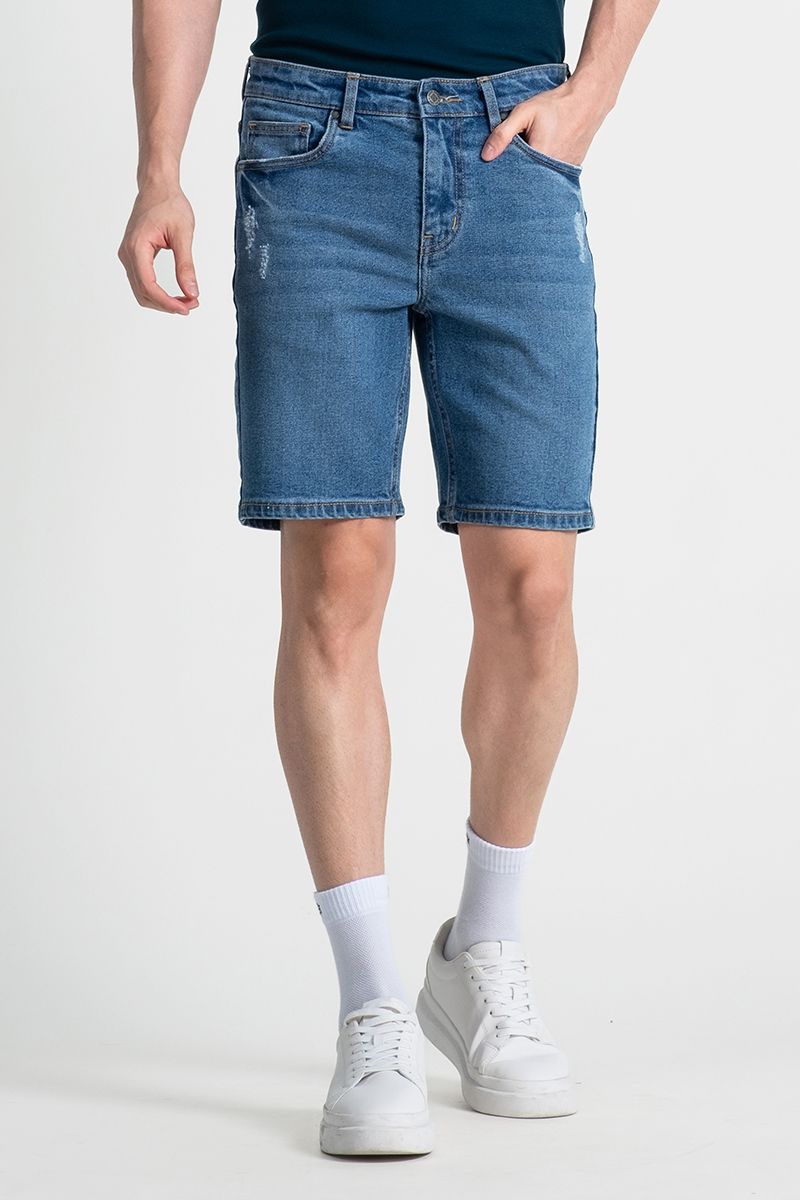 Quần Short Jean Form Trên Gối SP25SS17C-AKJN