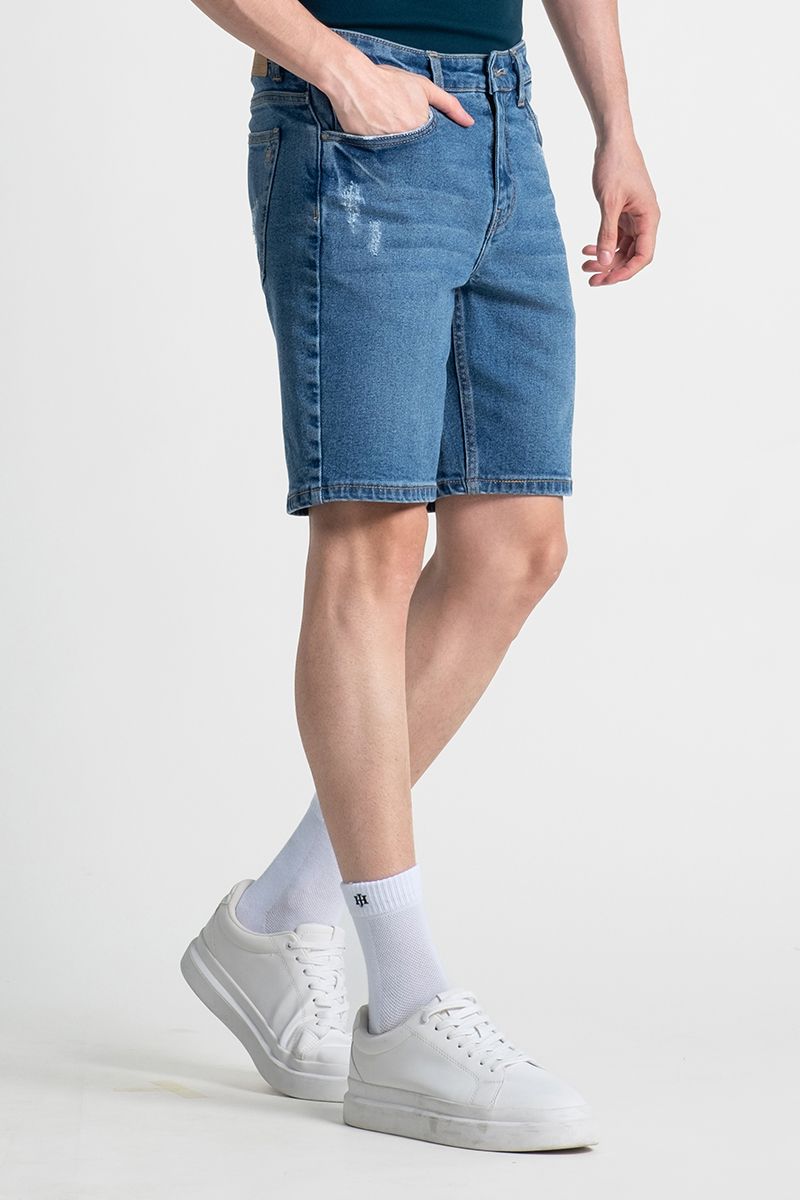 Quần Short Jean Form Trên Gối SP25SS17C-AKJN