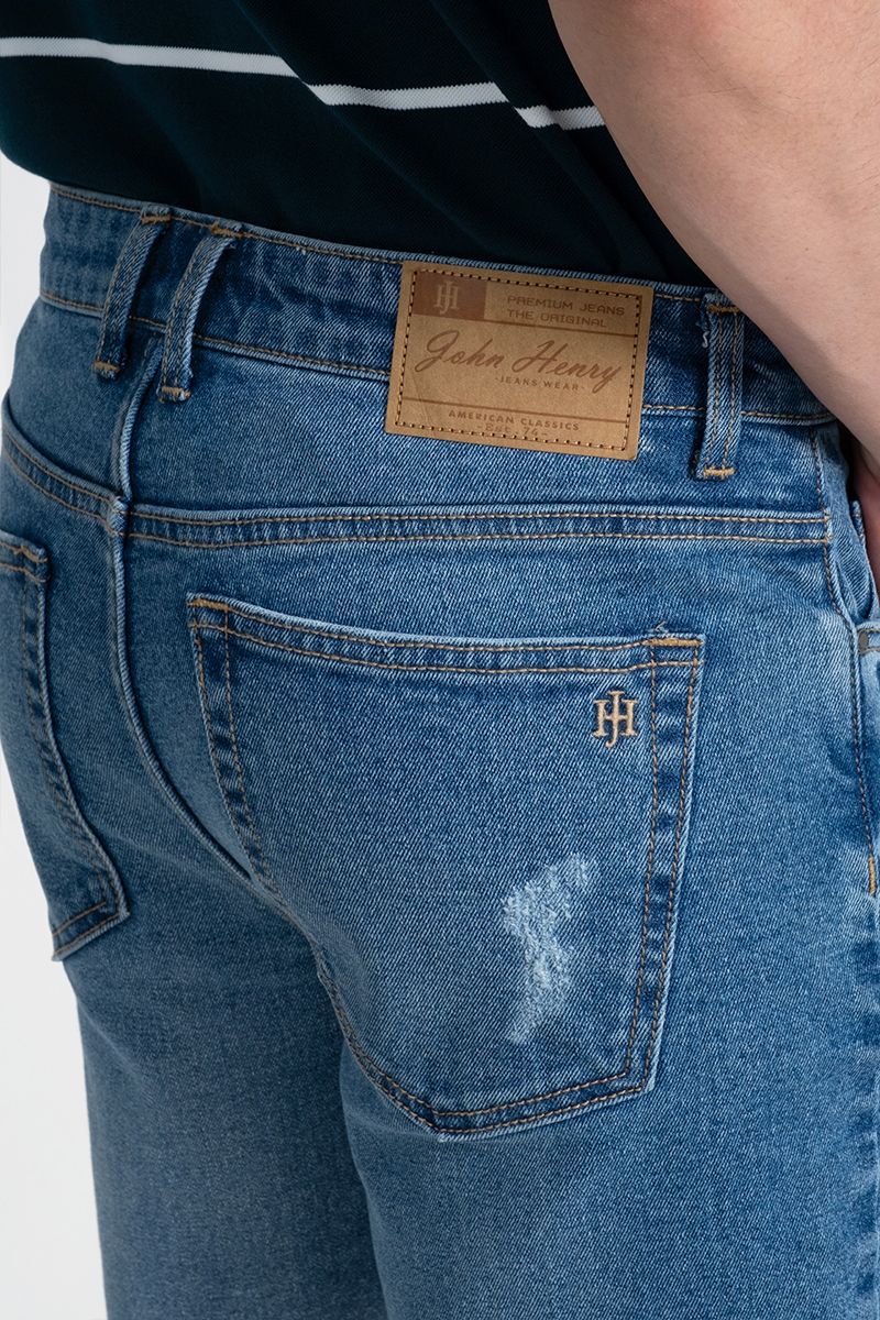 Quần Short Jean Form Trên Gối SP25SS17C-AKJN