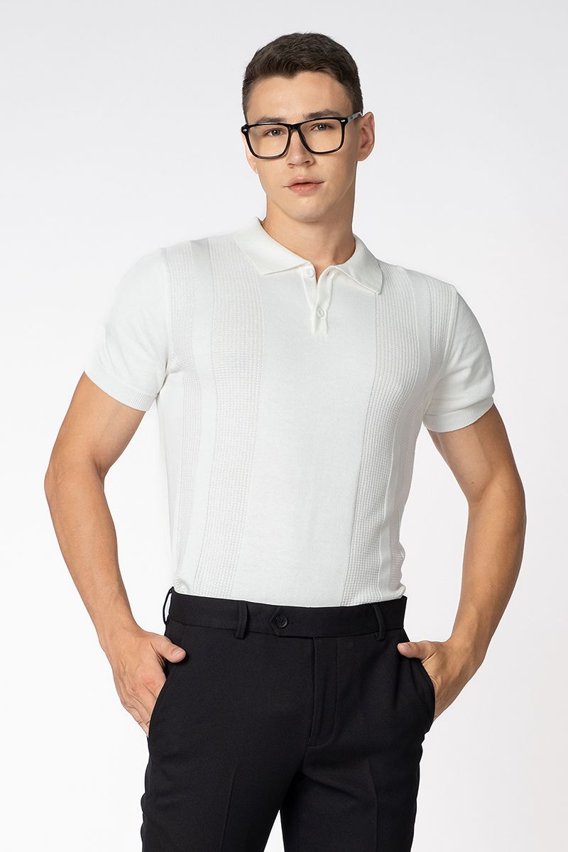 Áo Len Polo Tay Ngắn SW23FH03C-SA