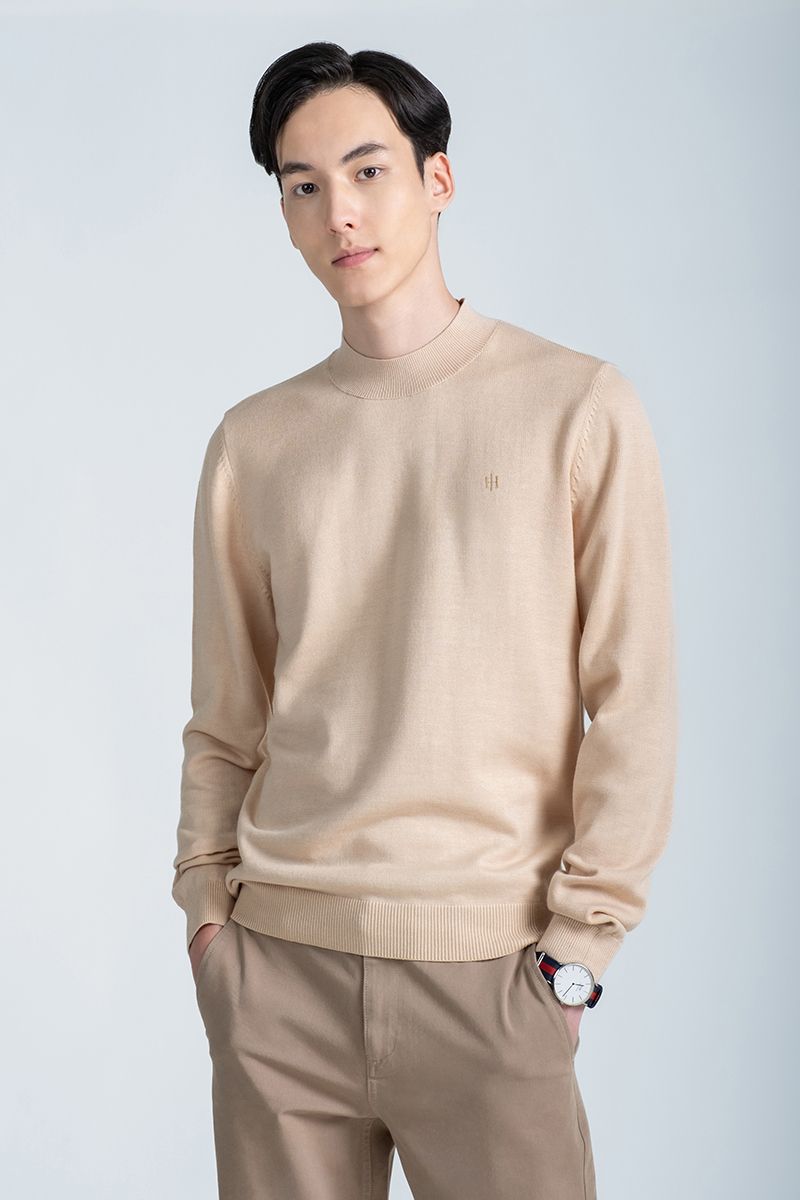 Áo Len Nam Tay Dài Cổ Tròn SW24FH01C-LA