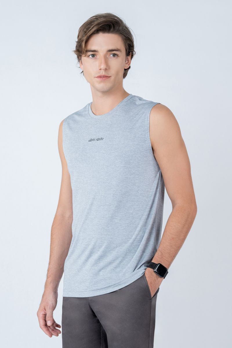 Áo Tanktop Nam Sát Nách Form Vừa TK23SS04C-RG