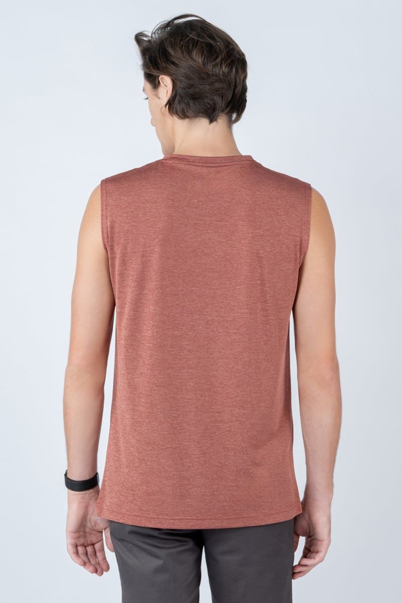 Áo Tanktop Nam Sát Nách Form Vừa TK23SS04C-RG