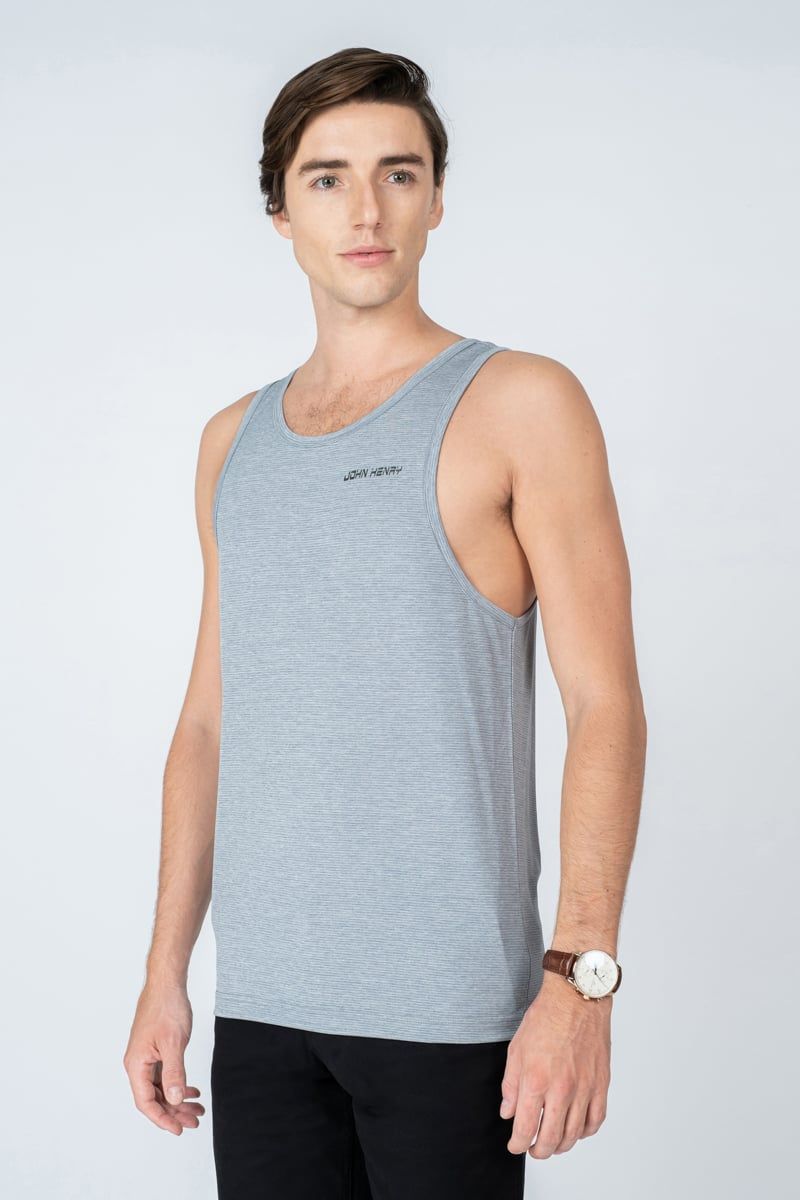 Áo Tanktop Nam Sát Nách Form Vừa TK23SS05C-SC