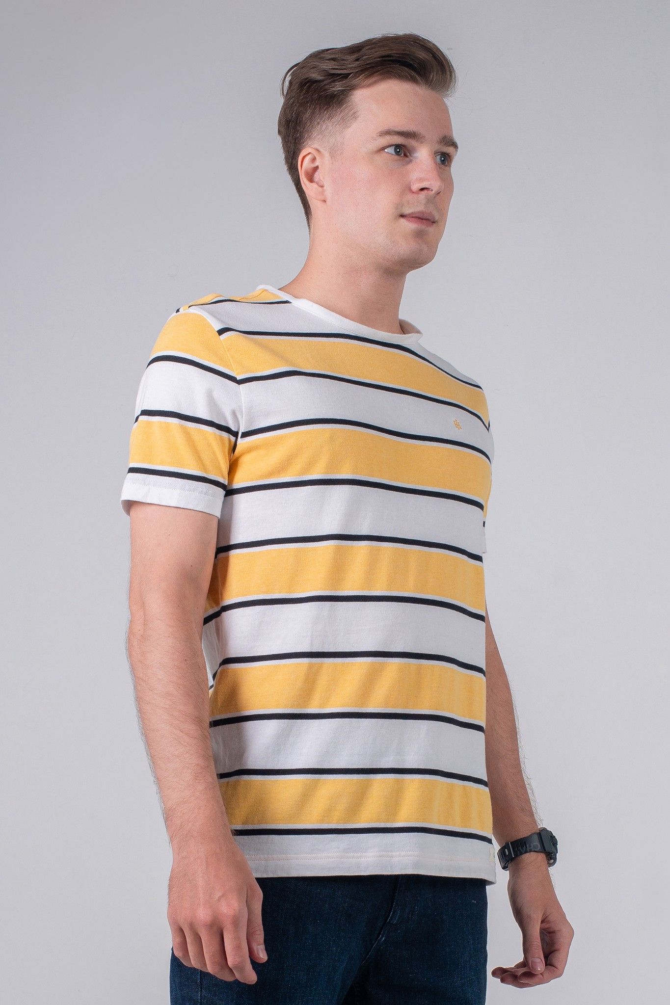 Áo Thun Cổ Tròn Sọc Ngang TS20SS02C-RG