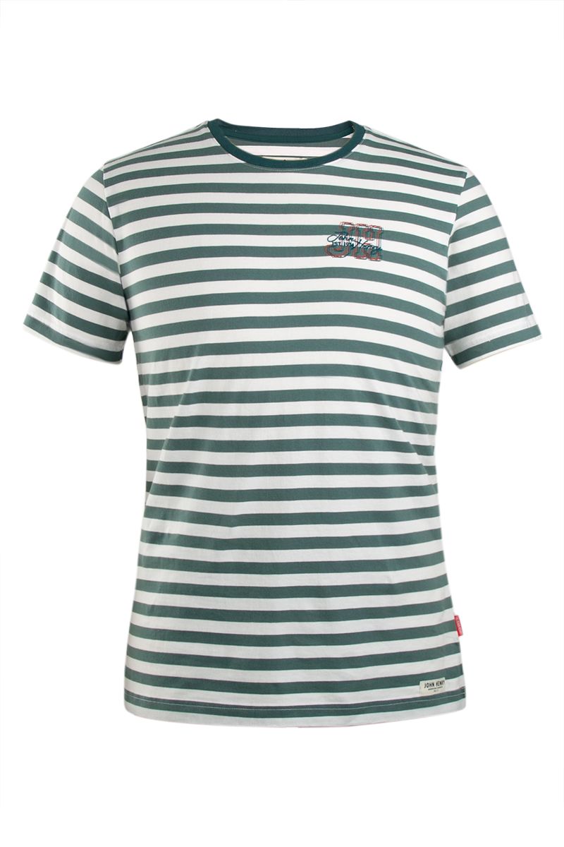 Áo thun cổ tròn sọc ngang TS20SS04T-SC