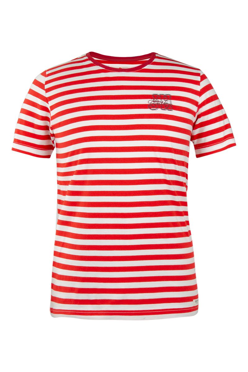 Áo thun cổ tròn sọc ngang TS20SS04T-SC