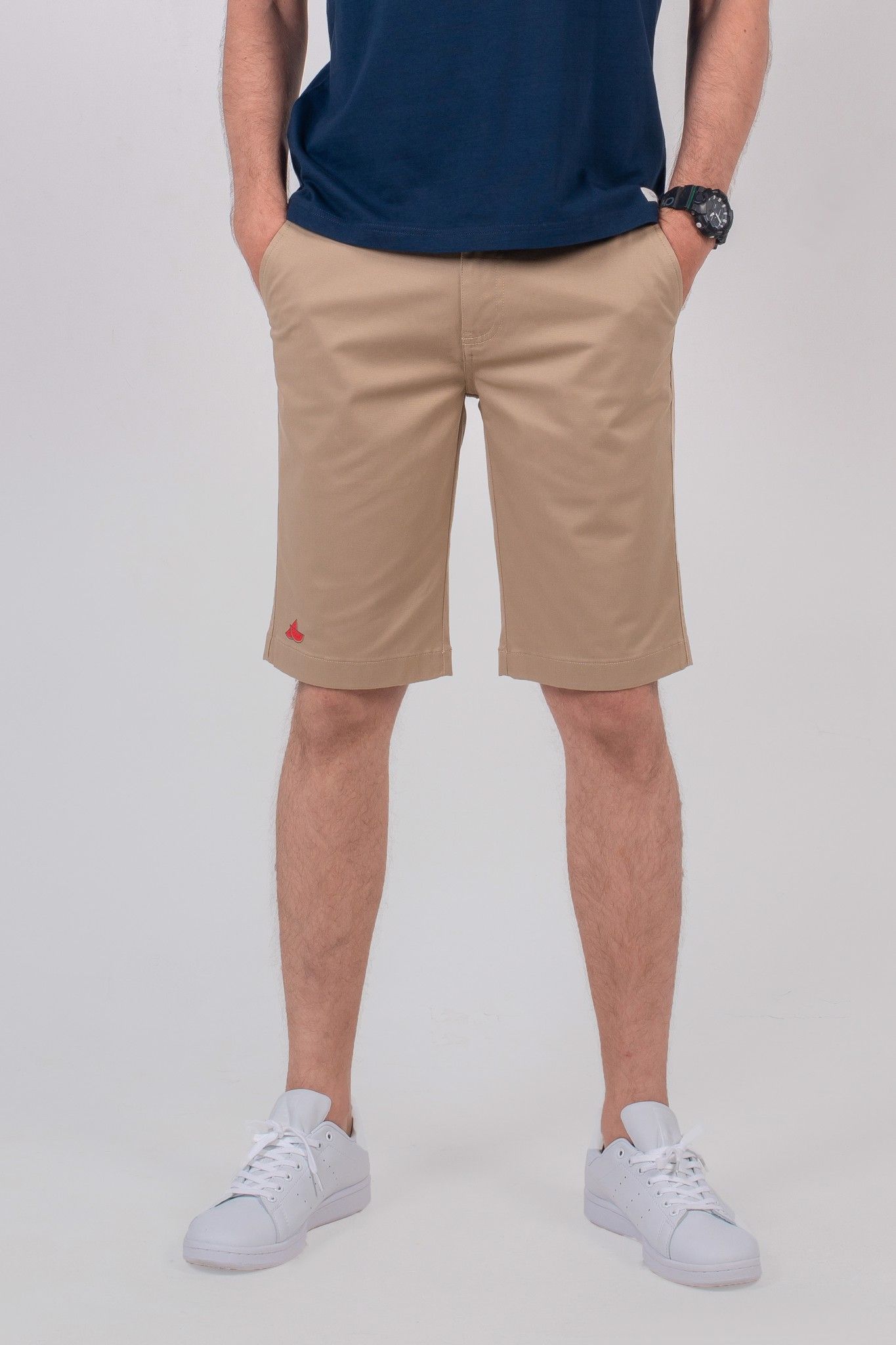 Quần short khaki nam form vừa SP20SS04T-NM