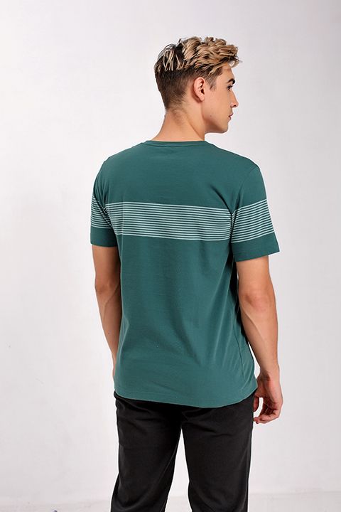 Áo thun cổ tròn tay ngắn họa tiết TS20SS07P-SC