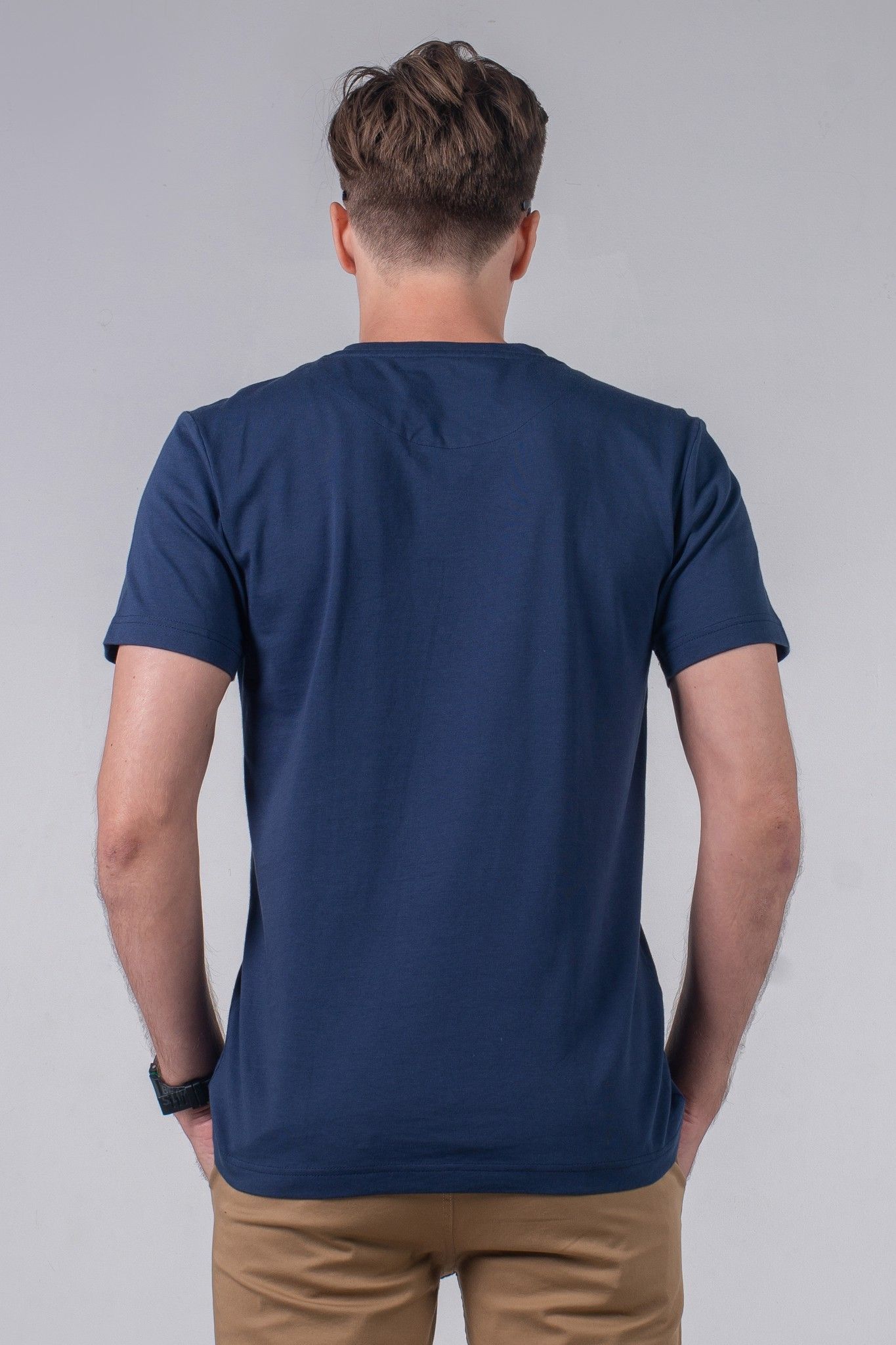 Áo thun cổ henley tay ngắn basic TS20SS35C-SCUS