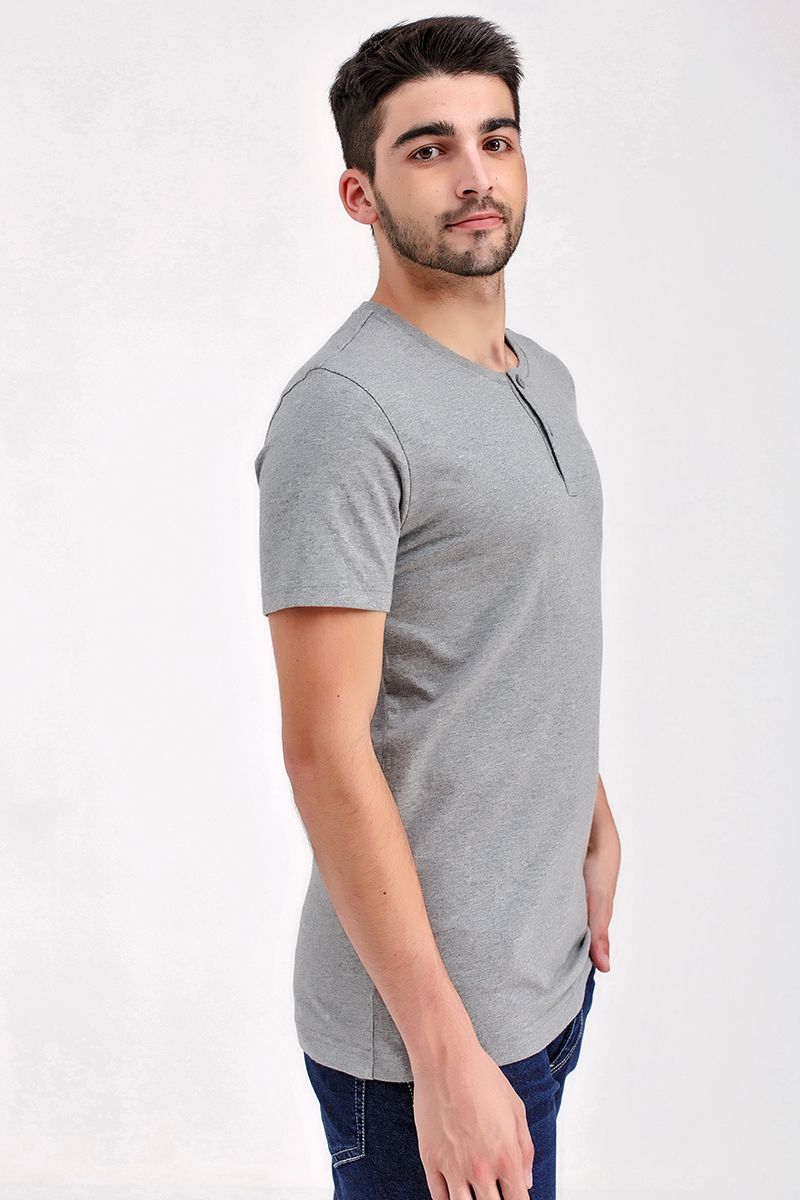 Áo thun cổ trụ trơn form ôm TS21SS04P-SC