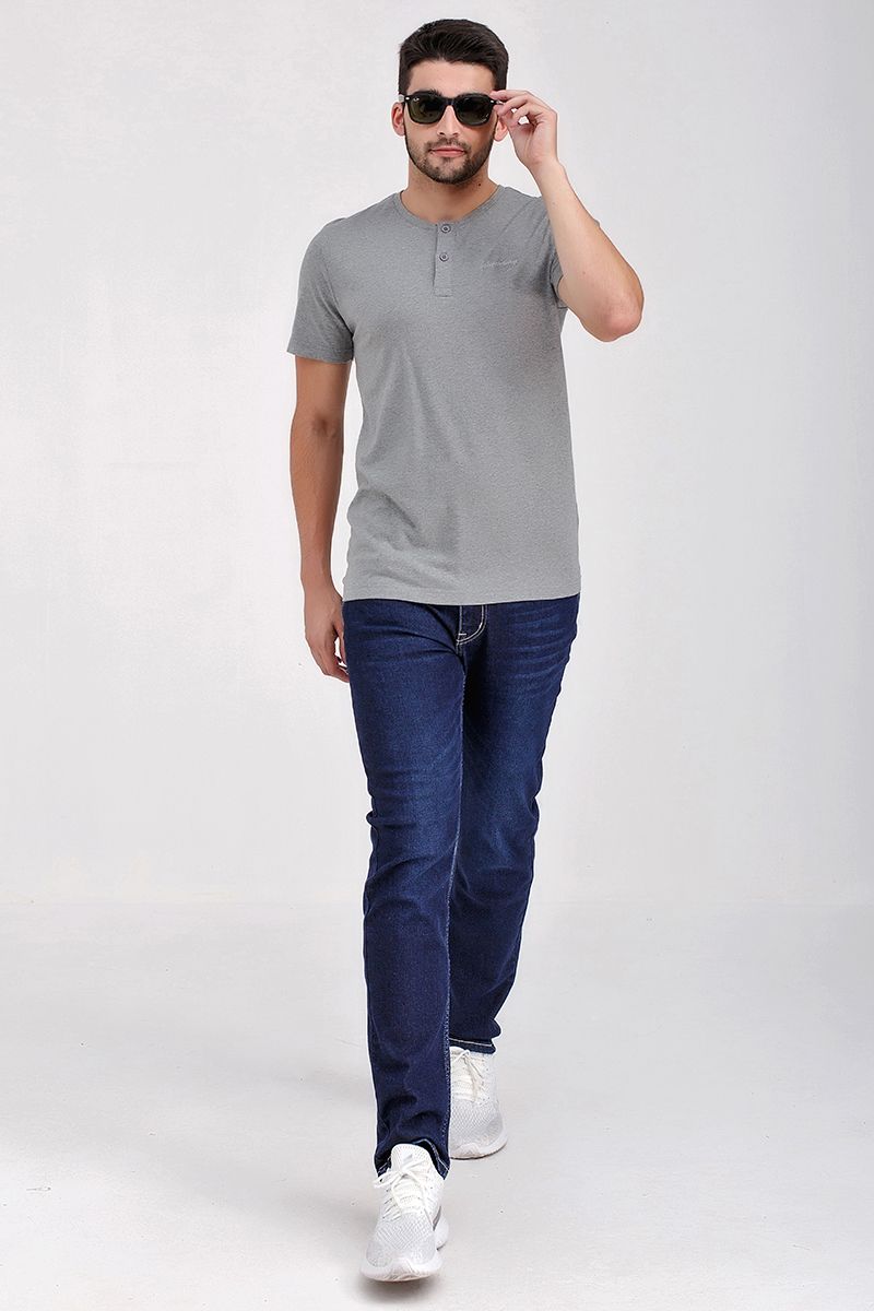 Áo thun cổ trụ trơn form ôm TS21SS04P-SC