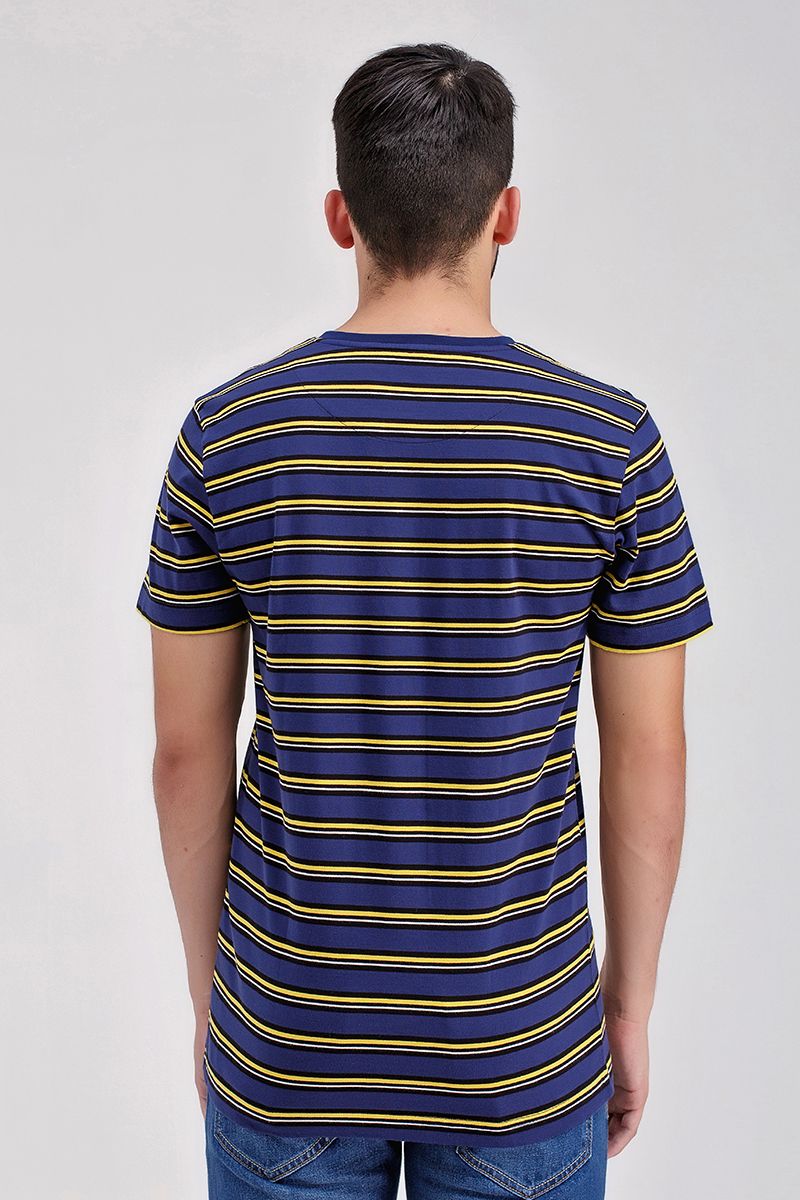 Áo thun cổ tròn sọc ngang form ôm TS21SS06C-SC