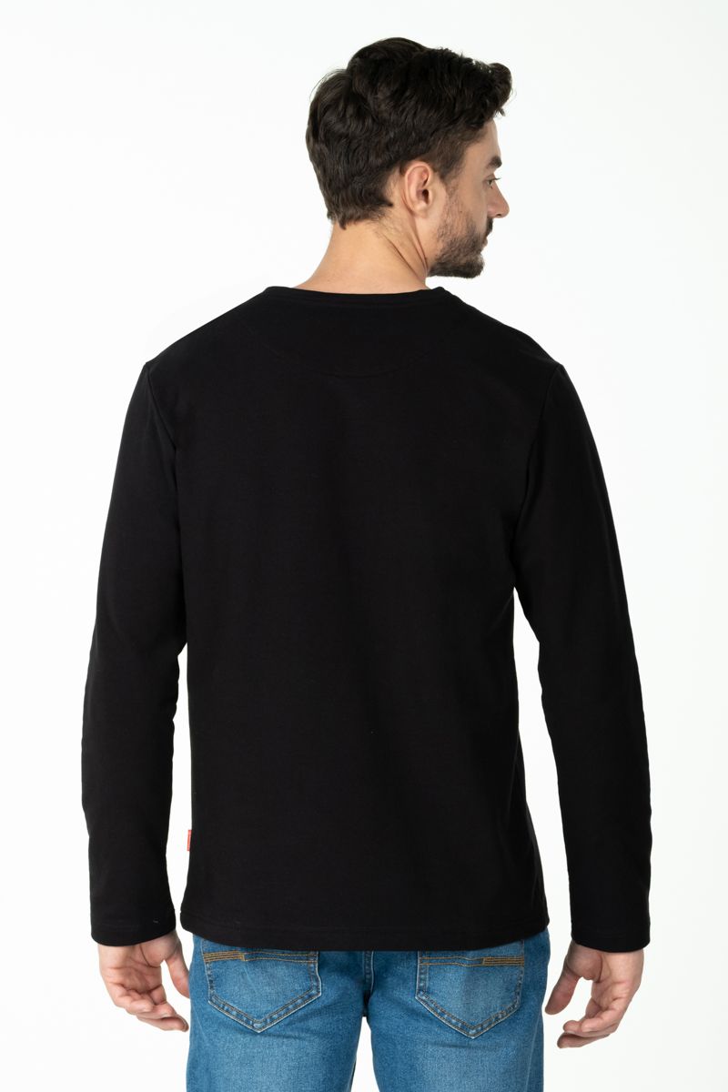 Áo thun nam cổ tim tay dài TS22FH37T-LS