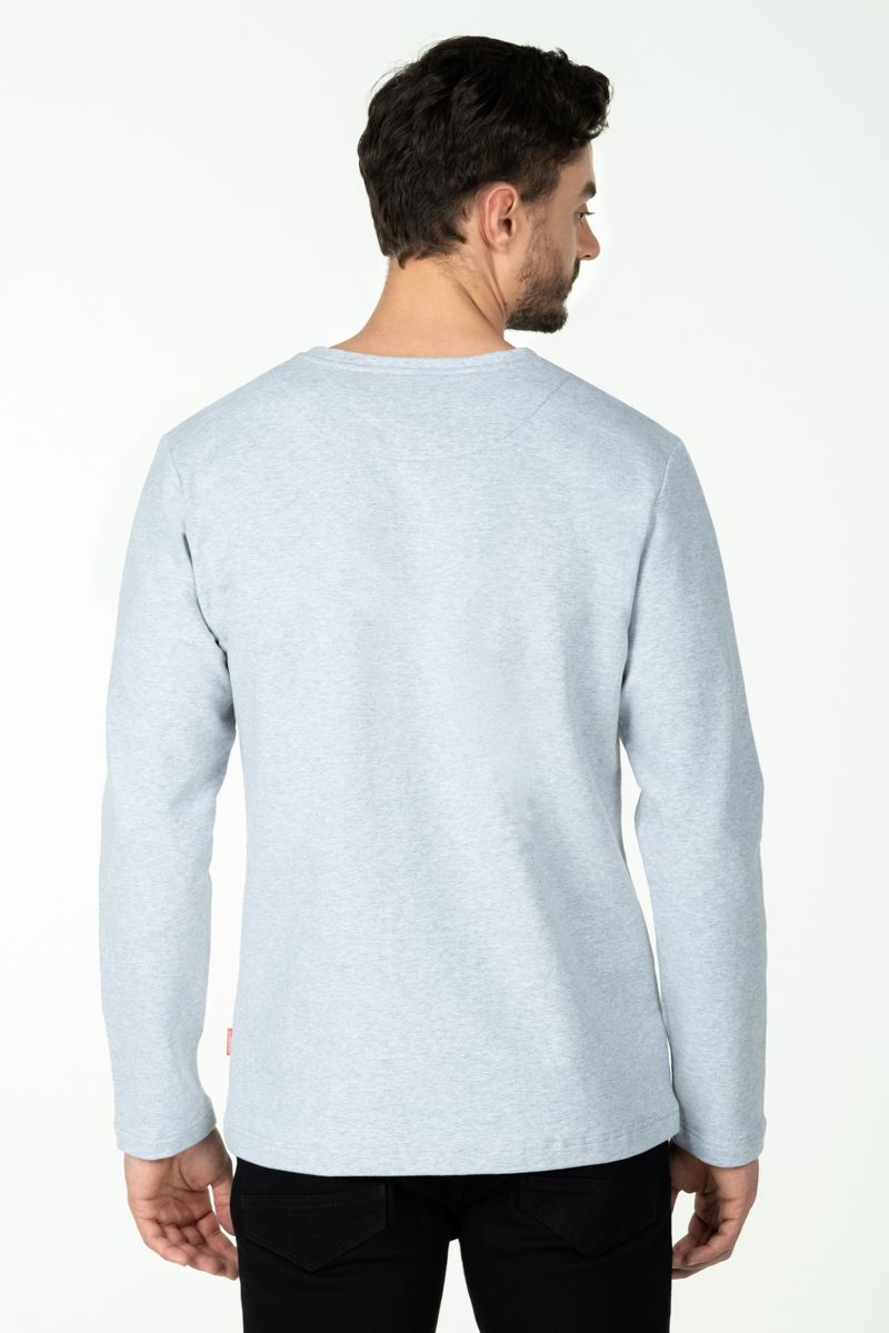Áo thun nam cổ tim tay dài TS22FH37T-LS