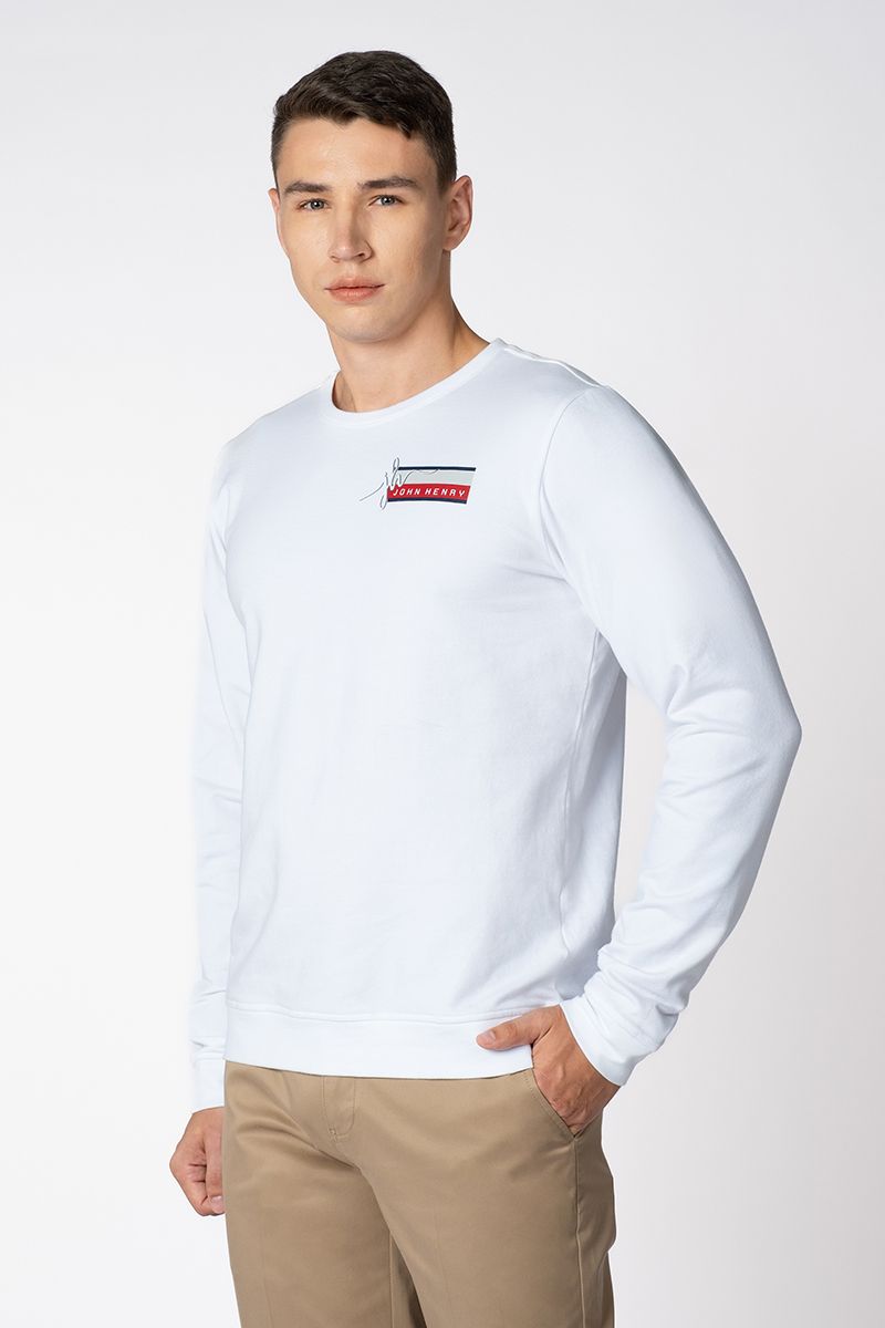 Áo Thun Cổ Tròn Tay Dài Nam Tính TS23FH21P-LS