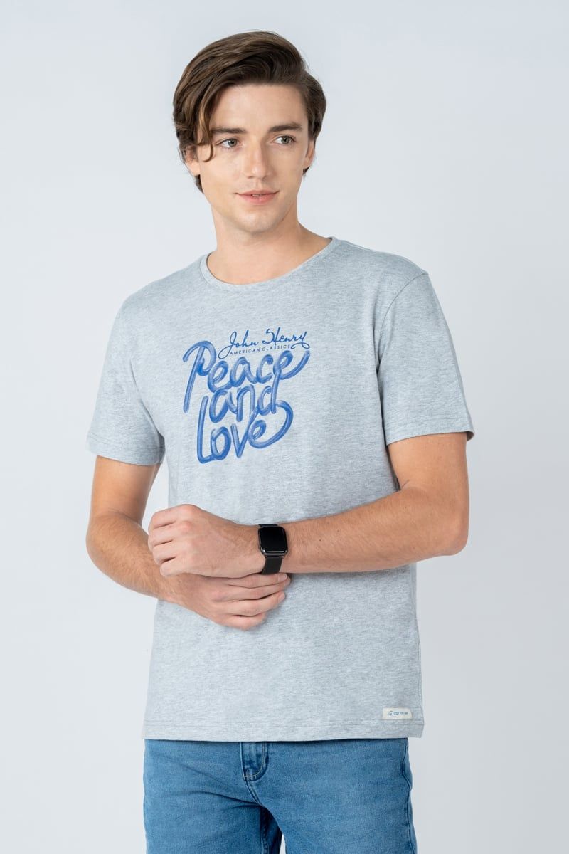 Áo Thun Nam Tay Ngắn Cổ Tròn TS23SS10T-RGUS