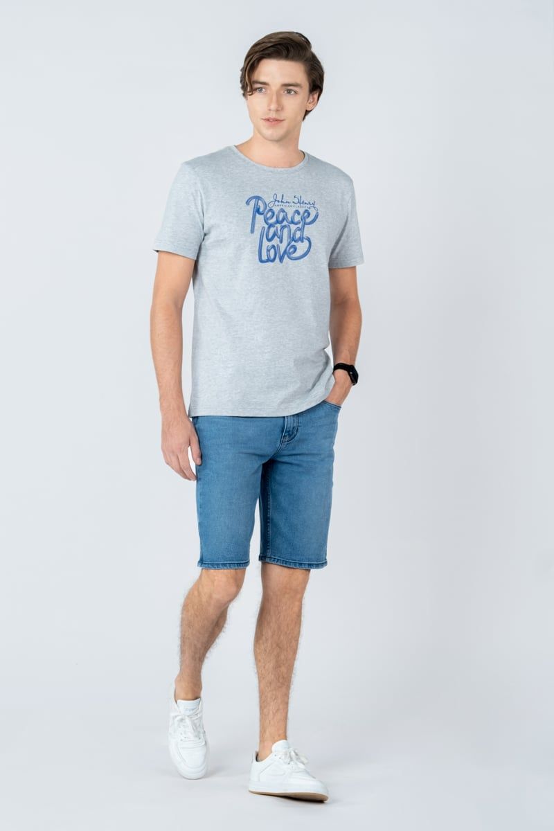 Áo Thun Nam Tay Ngắn Cổ Tròn TS23SS10T-RGUS