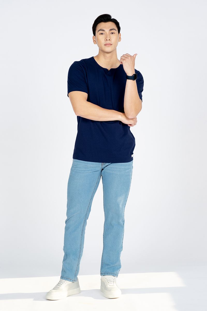 Áo Thun Nam Form Vừa Tay Ngắn TS24SS05C-RGUS