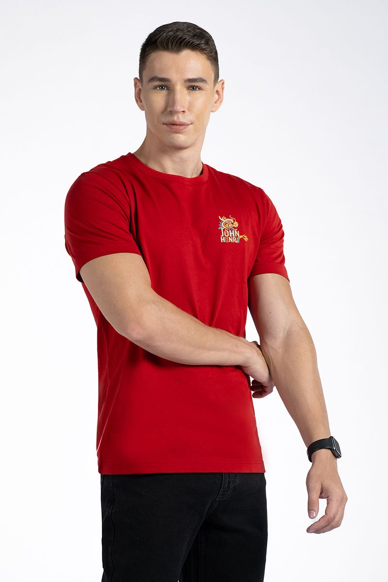 Áo Thun Tay Ngắn Form Vừa TS24SS09C-RG