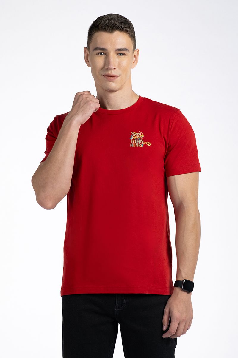 Áo Thun Tay Ngắn Form Vừa TS24SS09C-RG