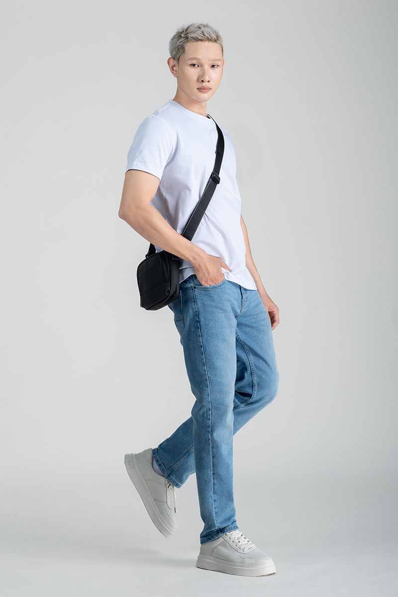 Áo Thun Nam Tay Ngắn Form Vừa TS25EC02T-RGUS
