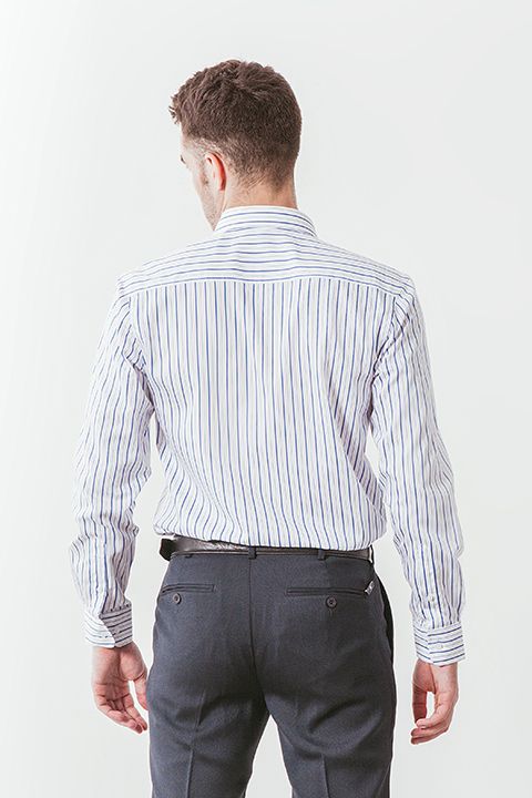 Áo sơ mi nam công sở tay dài sọc dọc WS19SS30D-LDUS