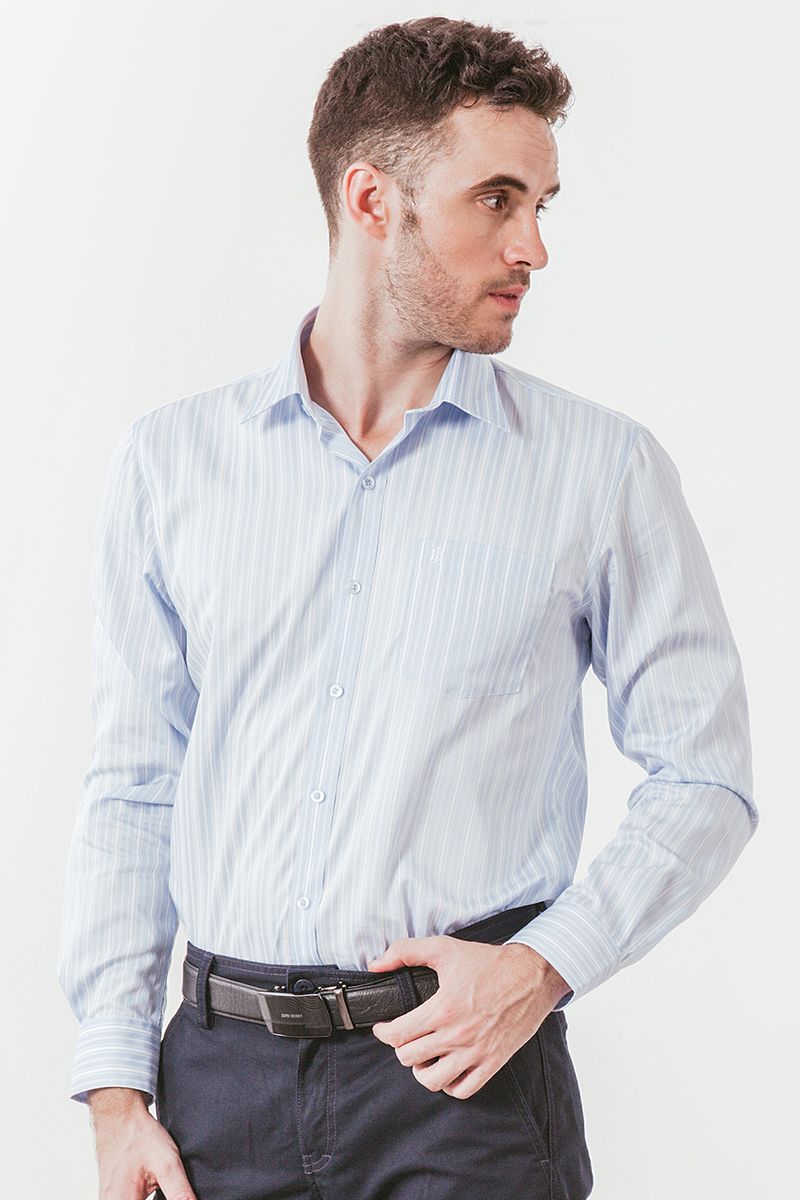 Áo sơ mi nam công sở tay dài sọc dọc WS19SS39D-LDUS