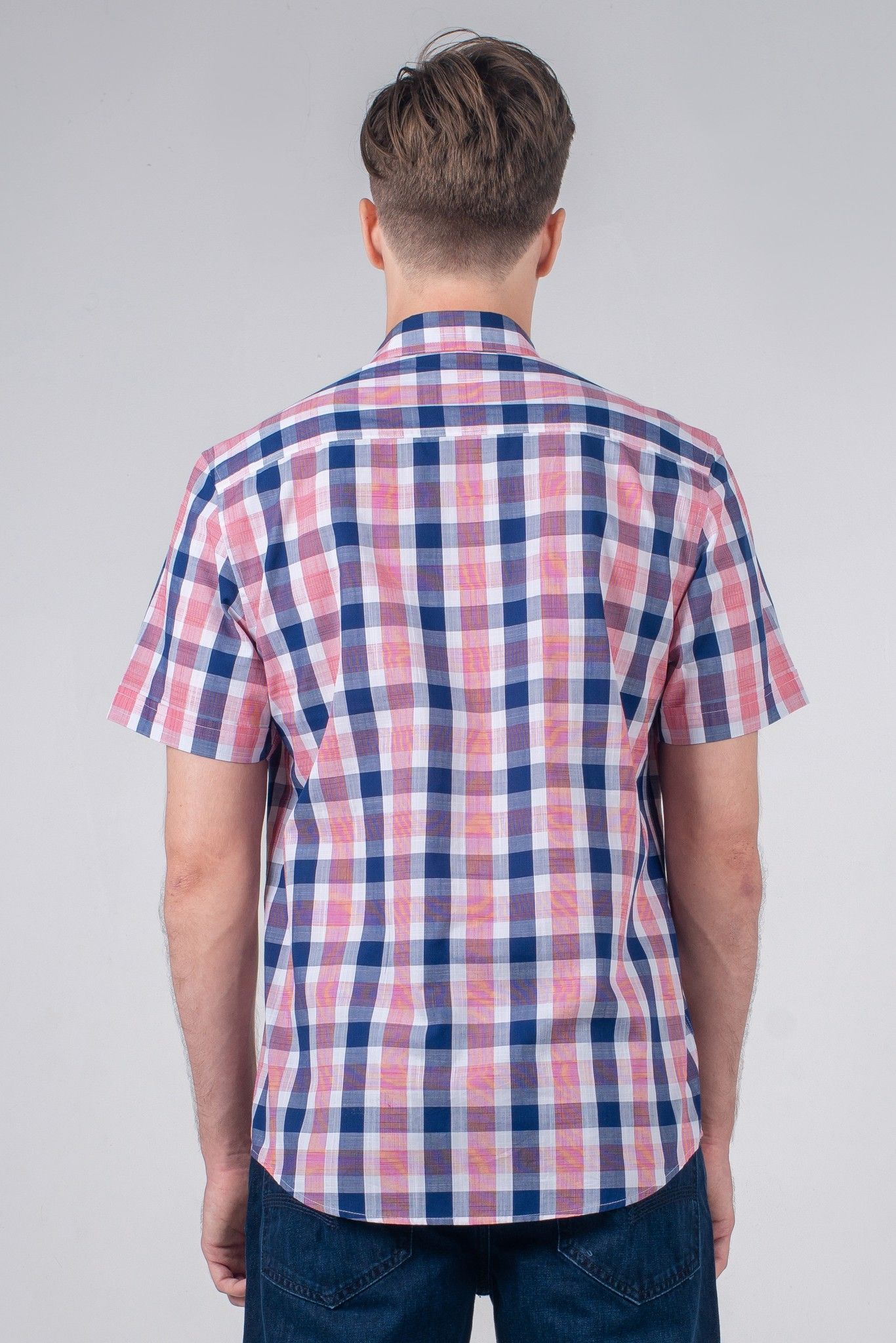 Áo sơ mi nam tay ngắn caro WS20SS07T-SCUS