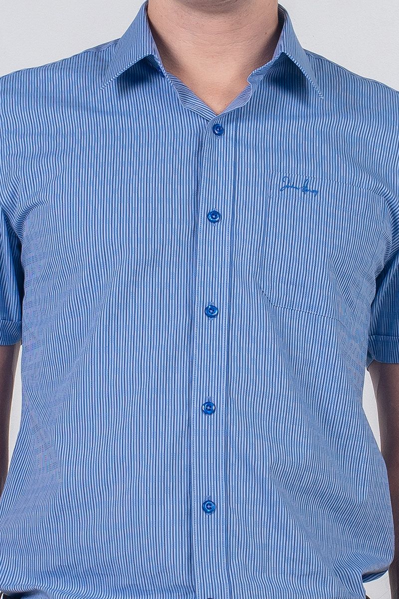 Áo sơ mi nam tay ngắn sọc nhuyễn WS20SS17T-SD