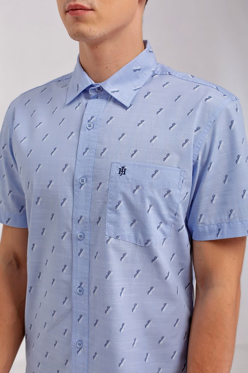 Áo sơ mi tay ngắn họa tiết tropical WS20SS20P-SC