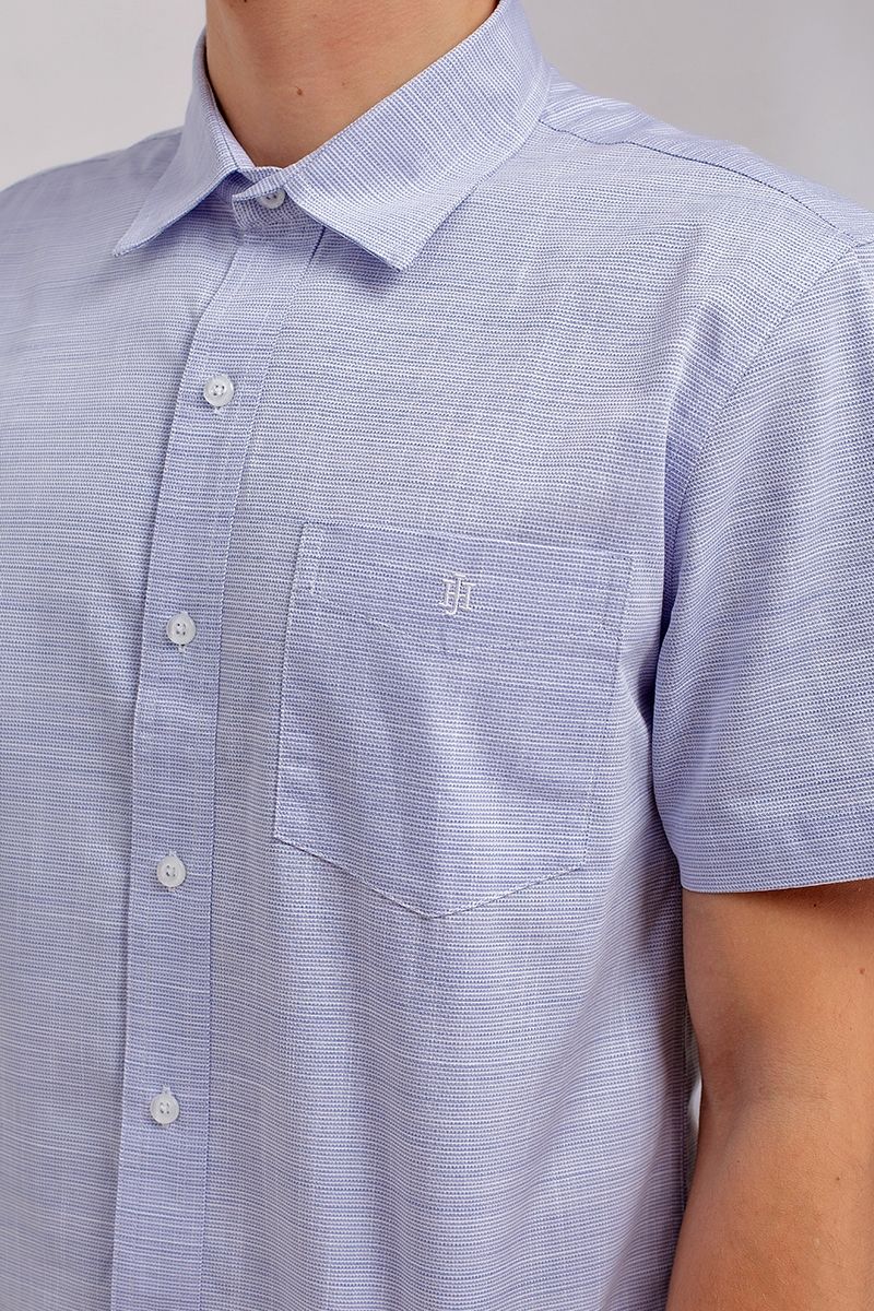 Áo sơ mi tay ngắn basic WS20SS25P-SC