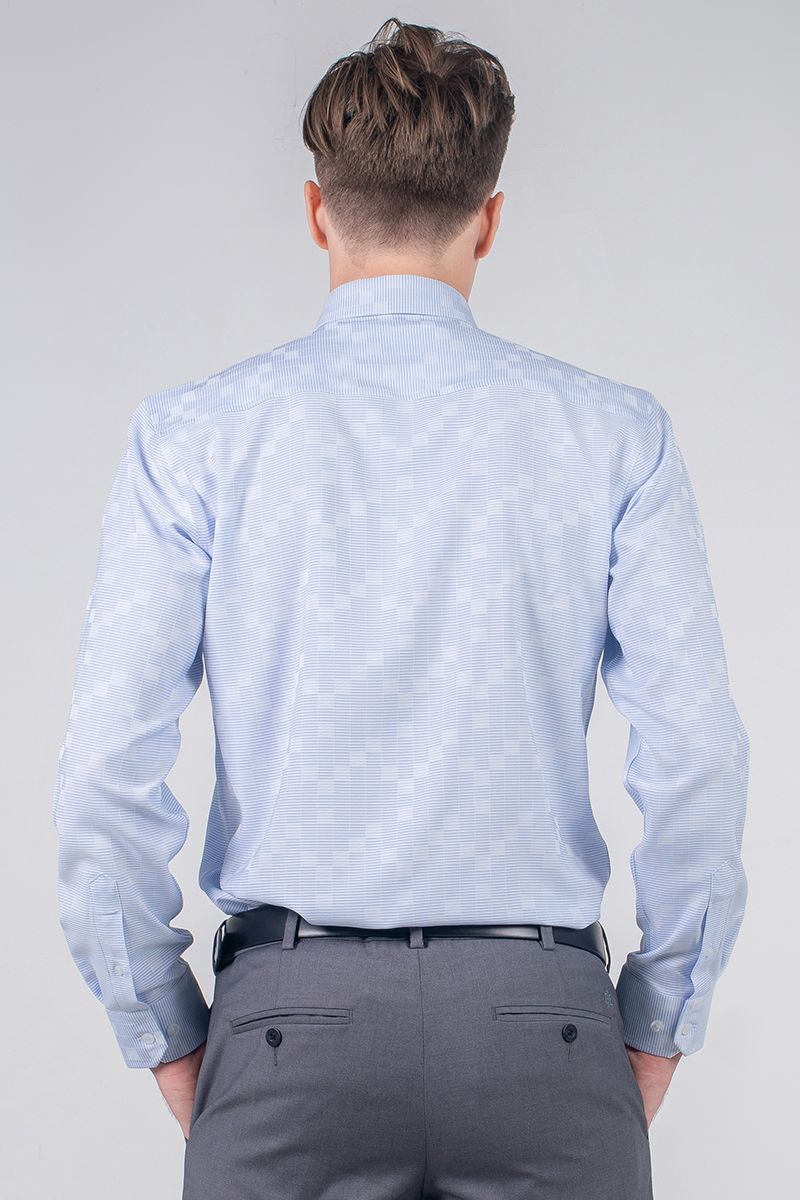 Áo sơ mi tay dài họa tiết WS20SS29C-LDCF