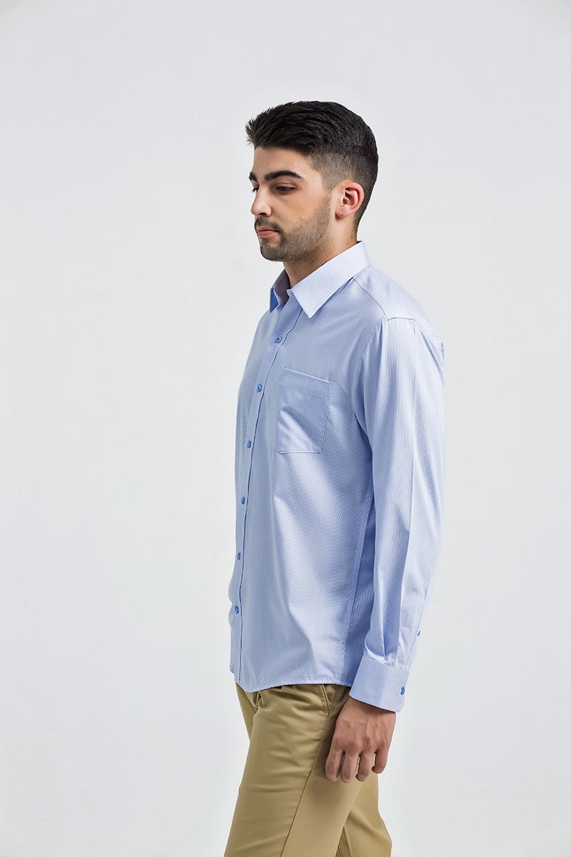 Áo sơ mi bamboo tay dài basic WS21SS12C-LDBB