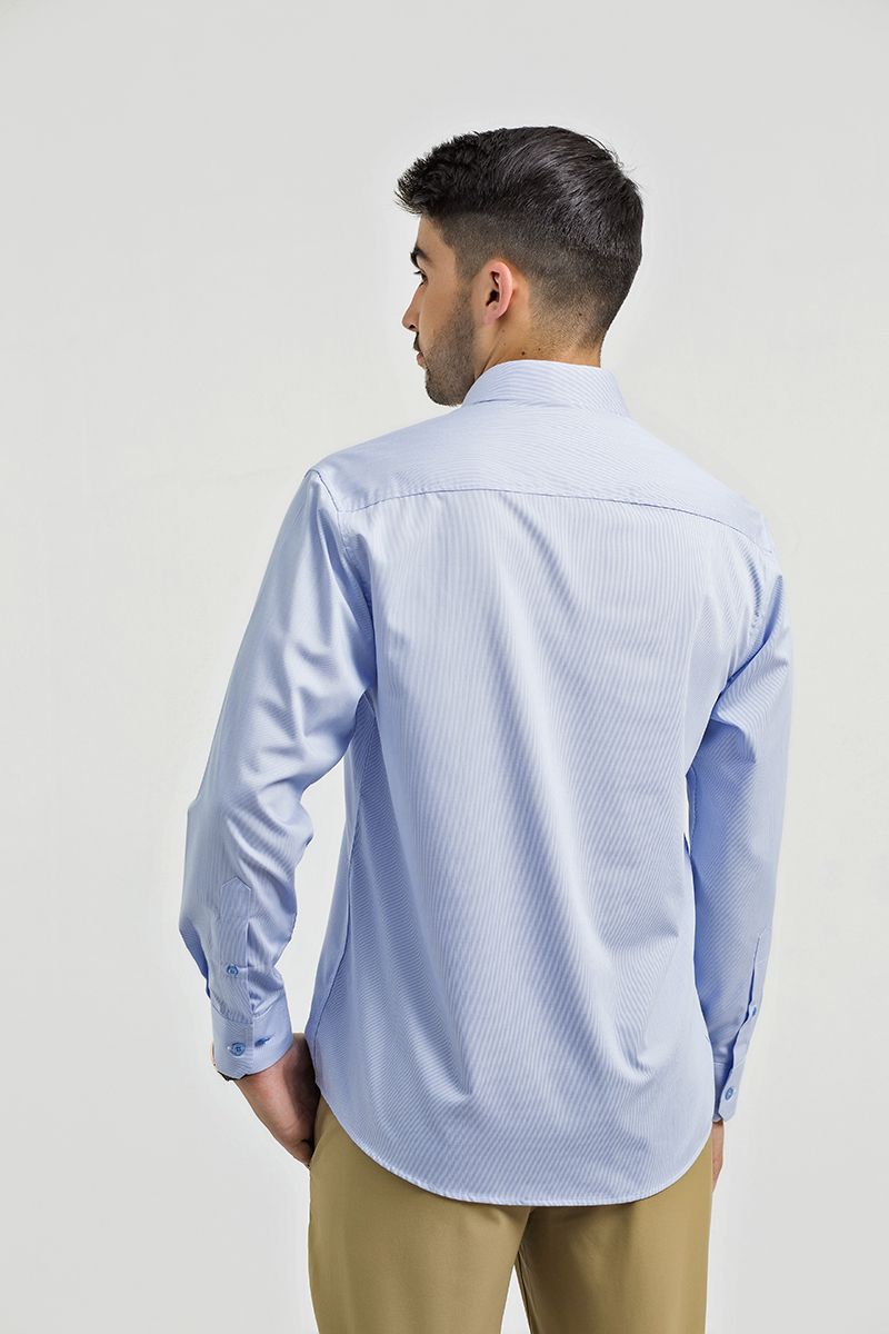 Áo sơ mi bamboo tay dài basic WS21SS12C-LDBB